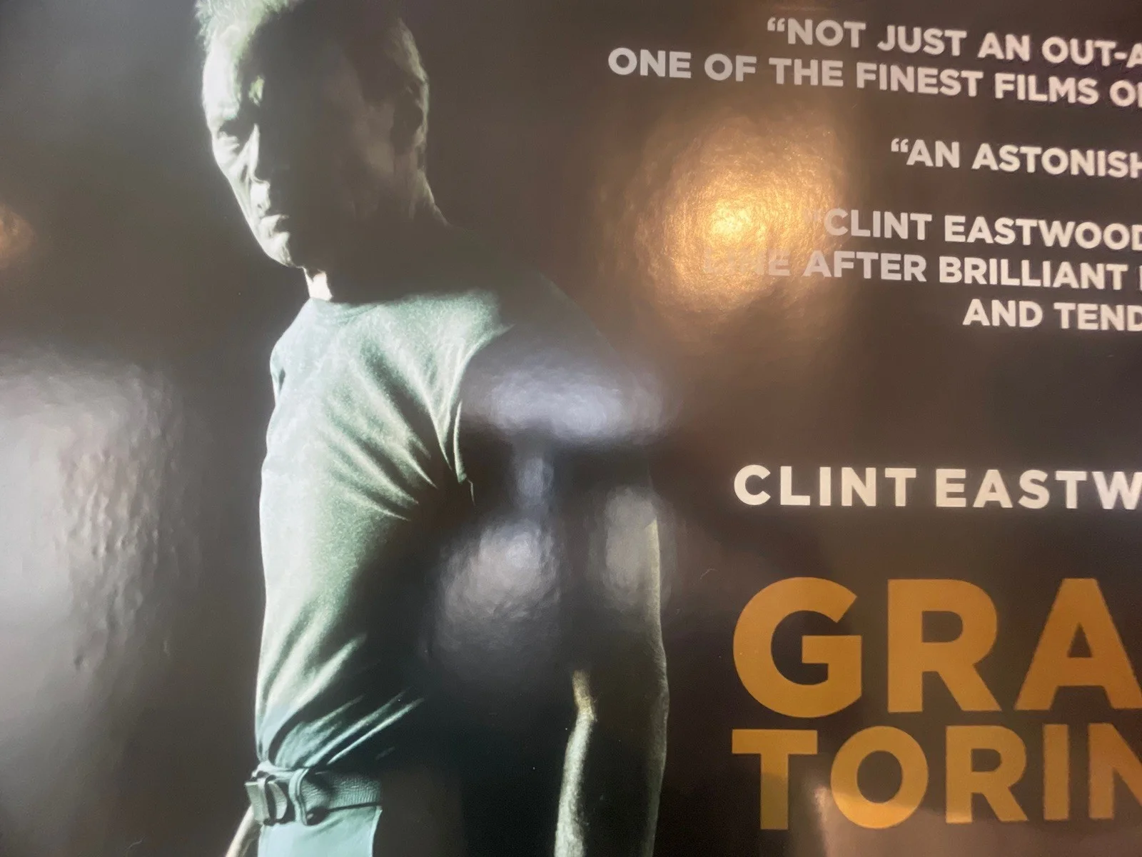 Clint Eastwood Gran Torino Original Cinema Quad Poster 40x30 Db Sided Rare, изображение 2