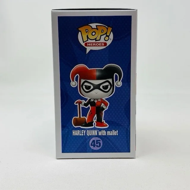 Karlii Hoch Autographed DC Super Heroes Harley Quinn With Mallet Funk Pop #45 OC, изображение 3