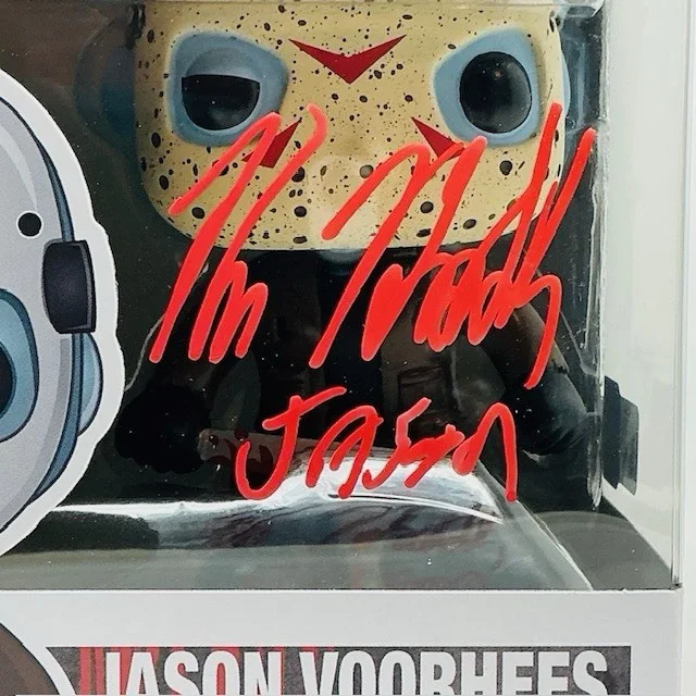 Kane Hodder Autographed Jason Voorhees Friday The 13th Funko Pop #01 OC, изображение 2