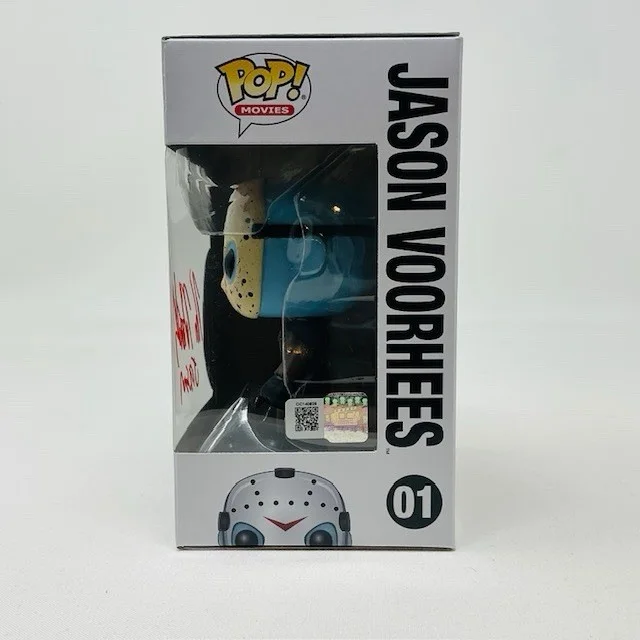 Kane Hodder Autographed Jason Voorhees Friday The 13th Funko Pop #01 OC, изображение 5