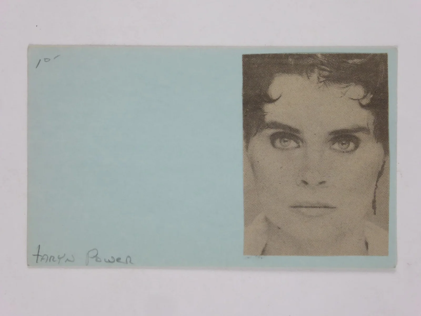 Taryn Power — Taryn Power Hand Signed Autographed 3x5 Index Card Sinbad And Eye Of The Tiger, изображение 2