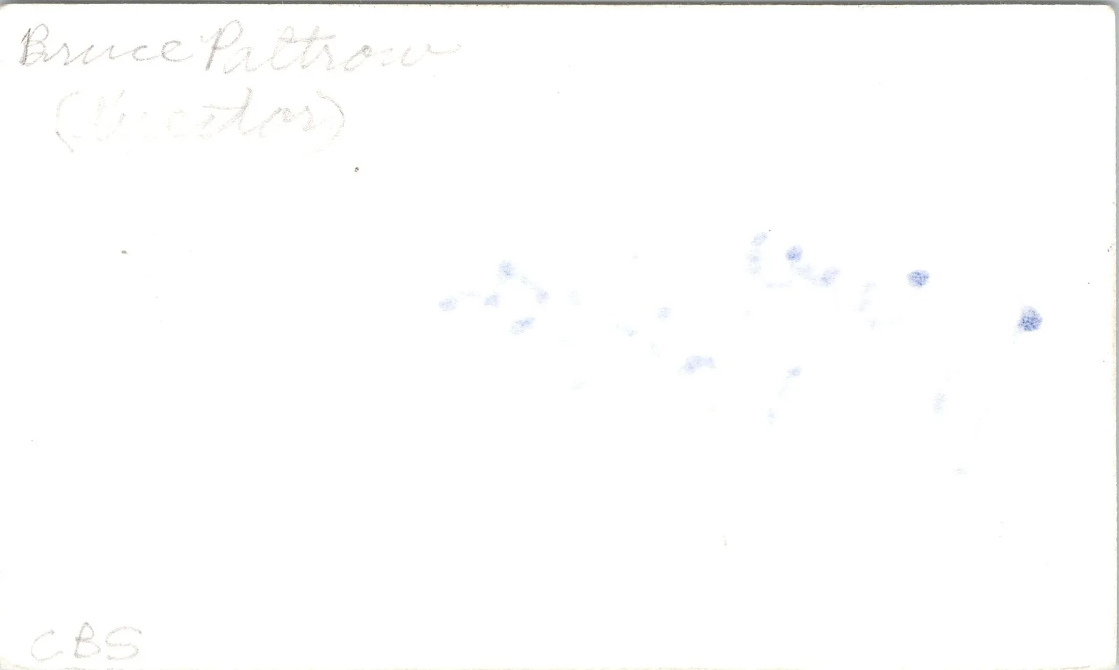 Bruce Paltrow — Bruce Paltrow Signed 3x5 Index Card St. Elsewhere, Father of Gwyneth Autographed, изображение 2