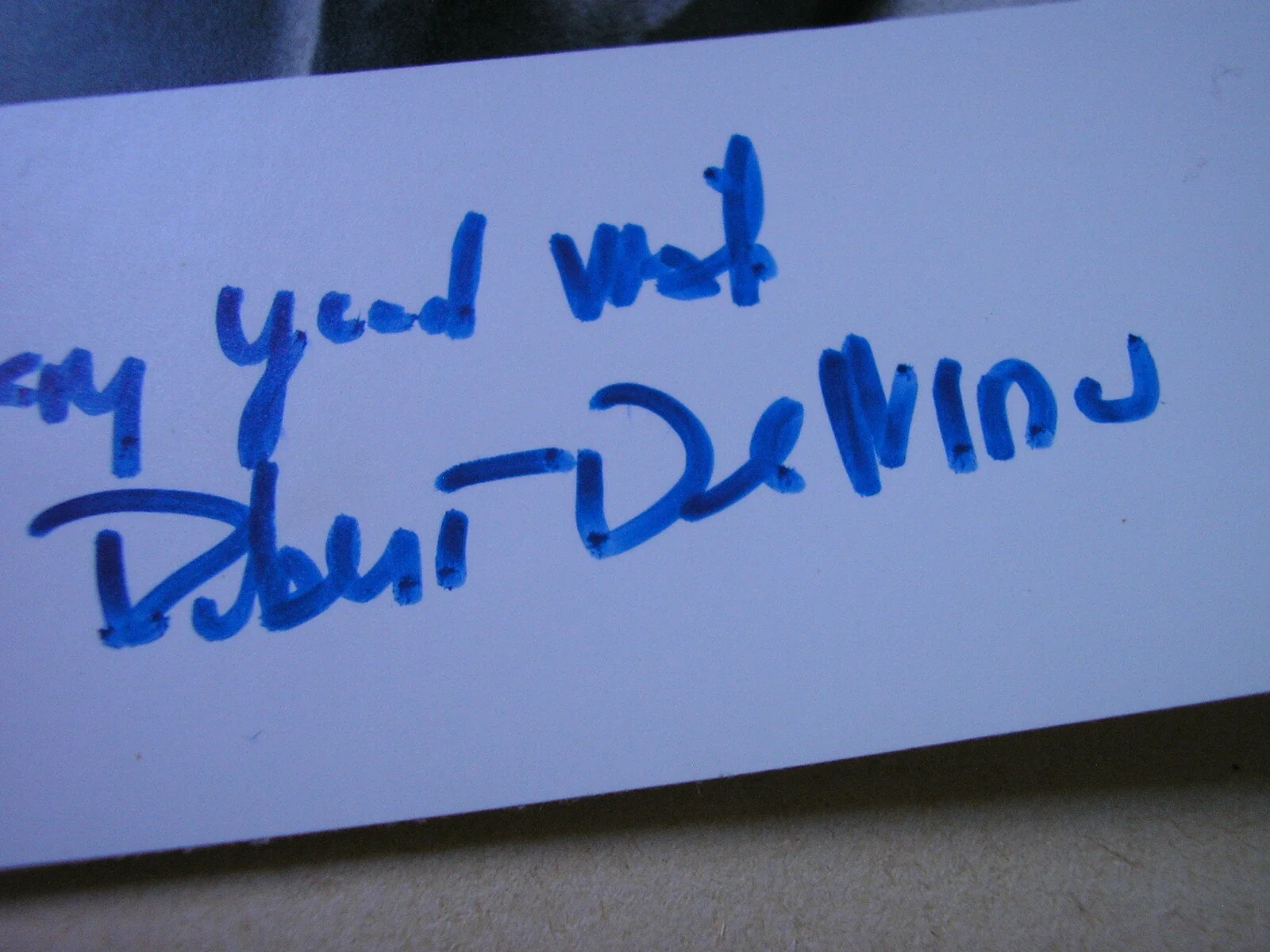 ROBERT DE NIRO — ROBERT DE NIRO ORIGINAL AUTOGRAPH TO A GERMAN FAN COLLECTOR ON PHOTO PRINT, image 5