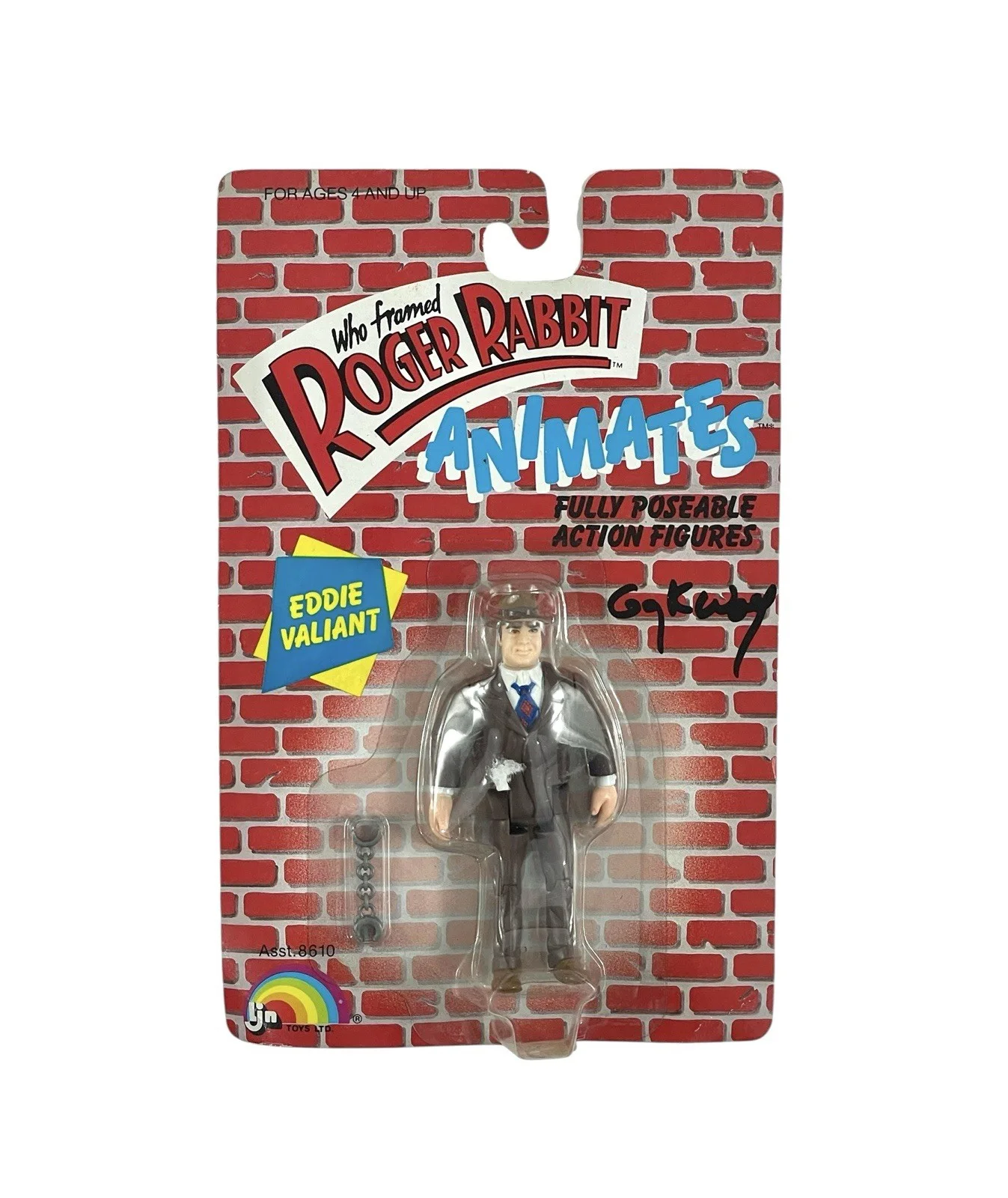 Gary K. Wolf — Who Framed Roger Rabbit LJN Animates Eddie Valiant Action Figure Gary K. Wolf, изображение 2