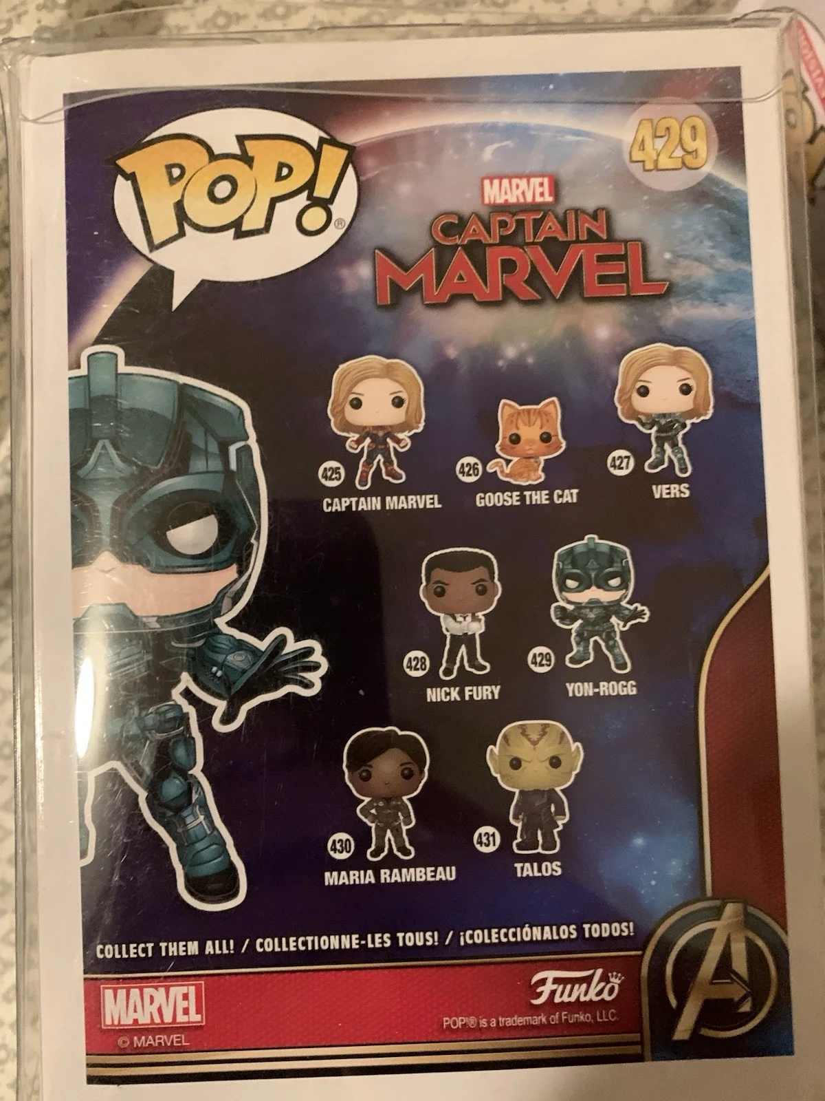 Jude Law — Jude Law Signed Yon-Rogg Funko Captain Marvel 429 Authentic Autograph Beckett, image 3