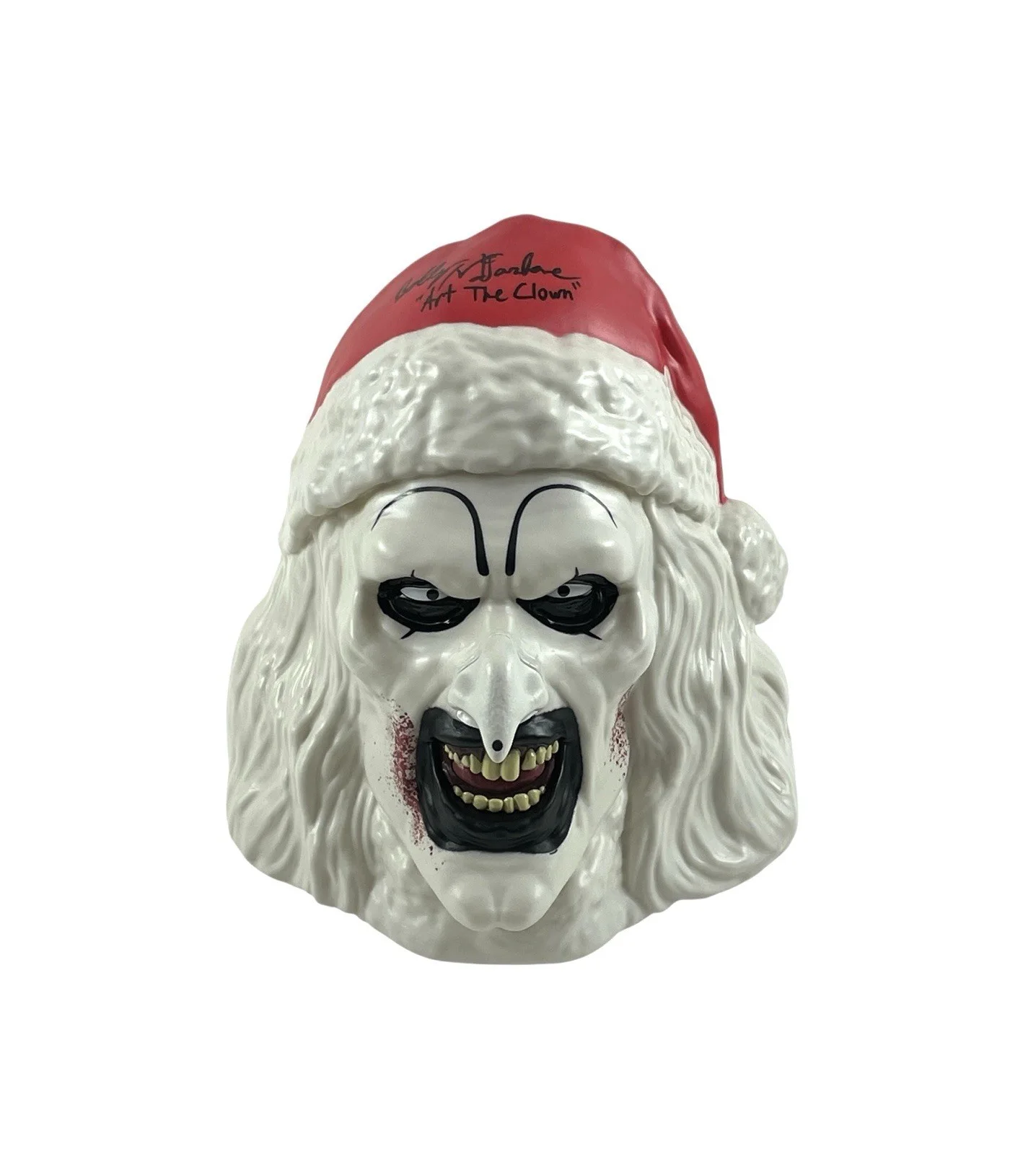 Bobby McFarlane — Terrifier 3 Art the Clown Signed Popcorn Bucket Bobby McFarlane Horror Rare JSA, изображение 2
