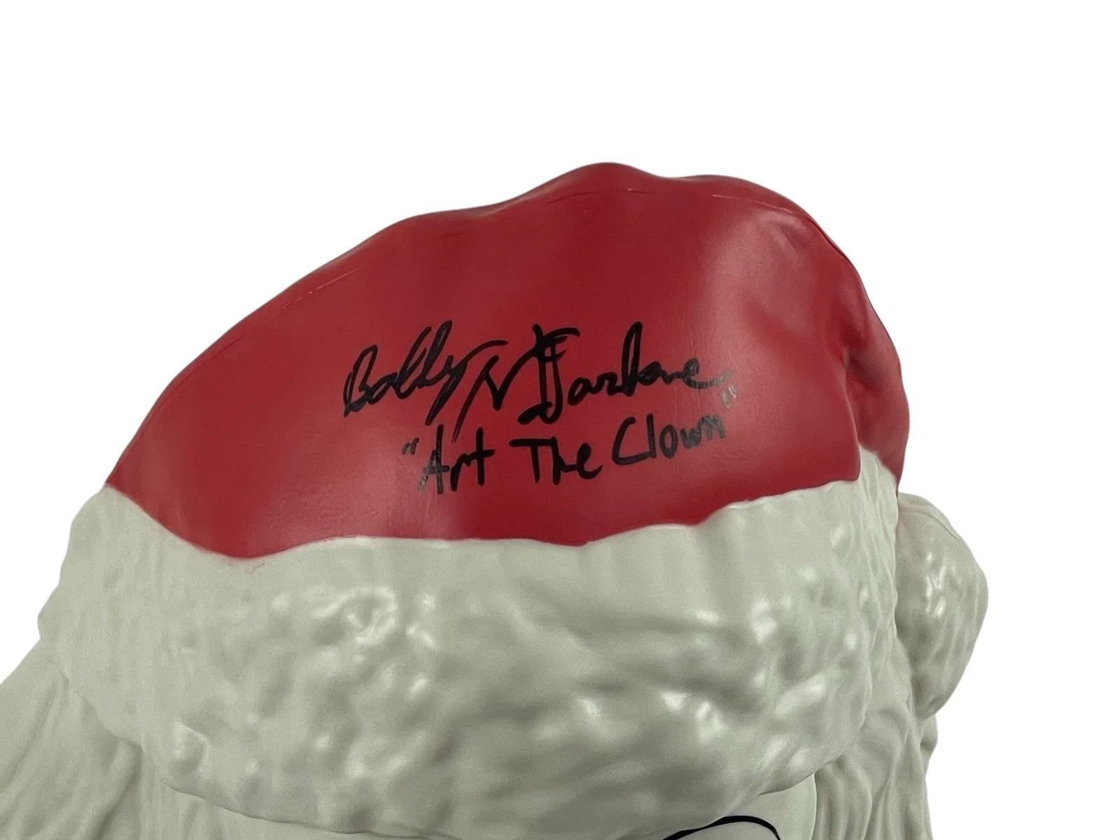 Bobby McFarlane — Terrifier 3 Art the Clown Signed Popcorn Bucket Bobby McFarlane Horror Rare JSA, изображение 3
