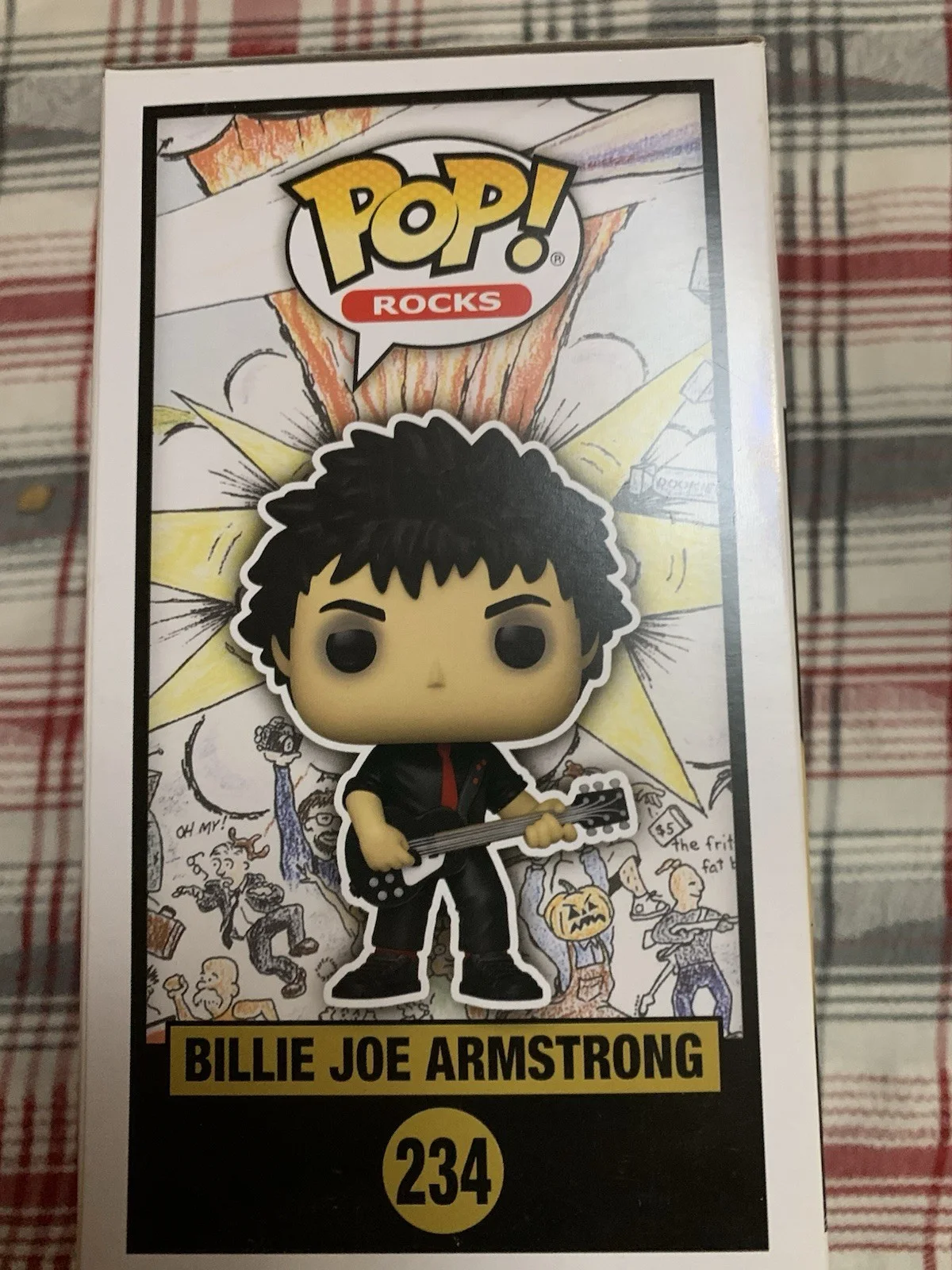 BILLIE JOE ARMSTRONG SIGNED AUTOGRAPH FUNKO POP 234 BECKETT BAS GREEN DAY, image 3