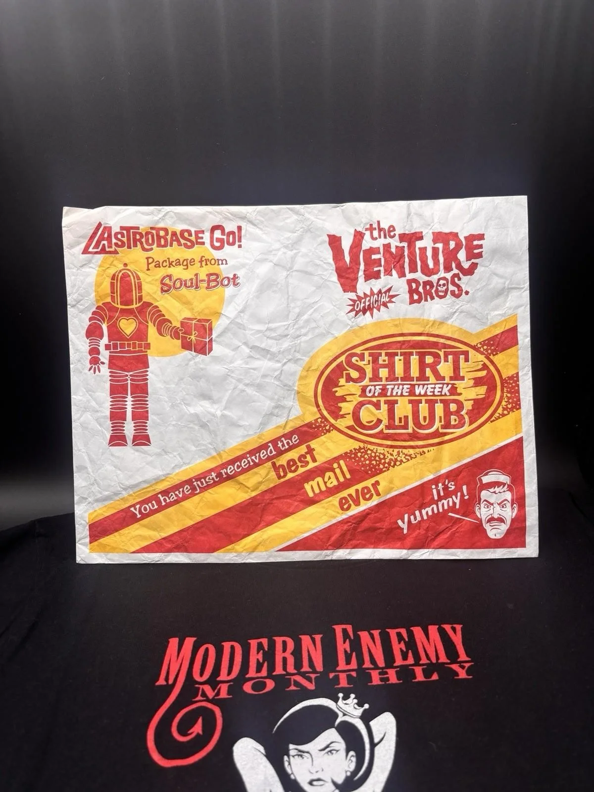 Venture Bros T Shirt Club 2016 No.5 Tanks For Nuthin. Size M., image 2