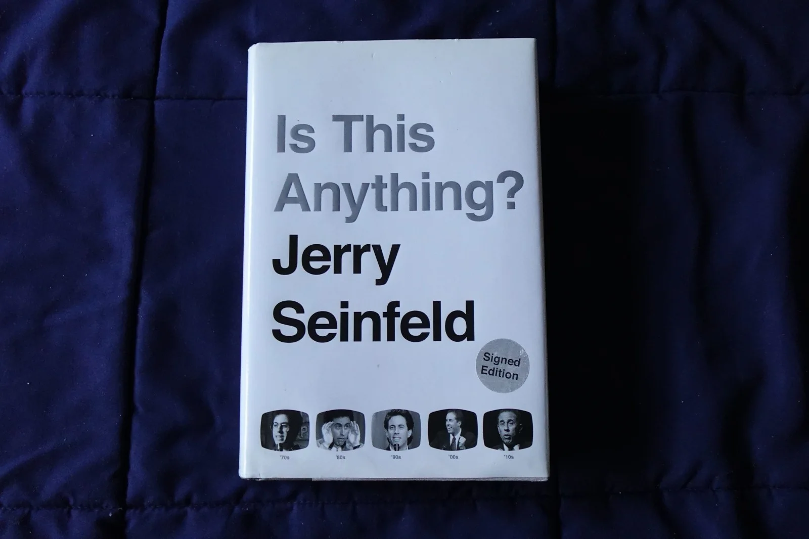 Jerry Seinfeld Autographed Hardback Book TV Star Comedian PSA COA, image 2