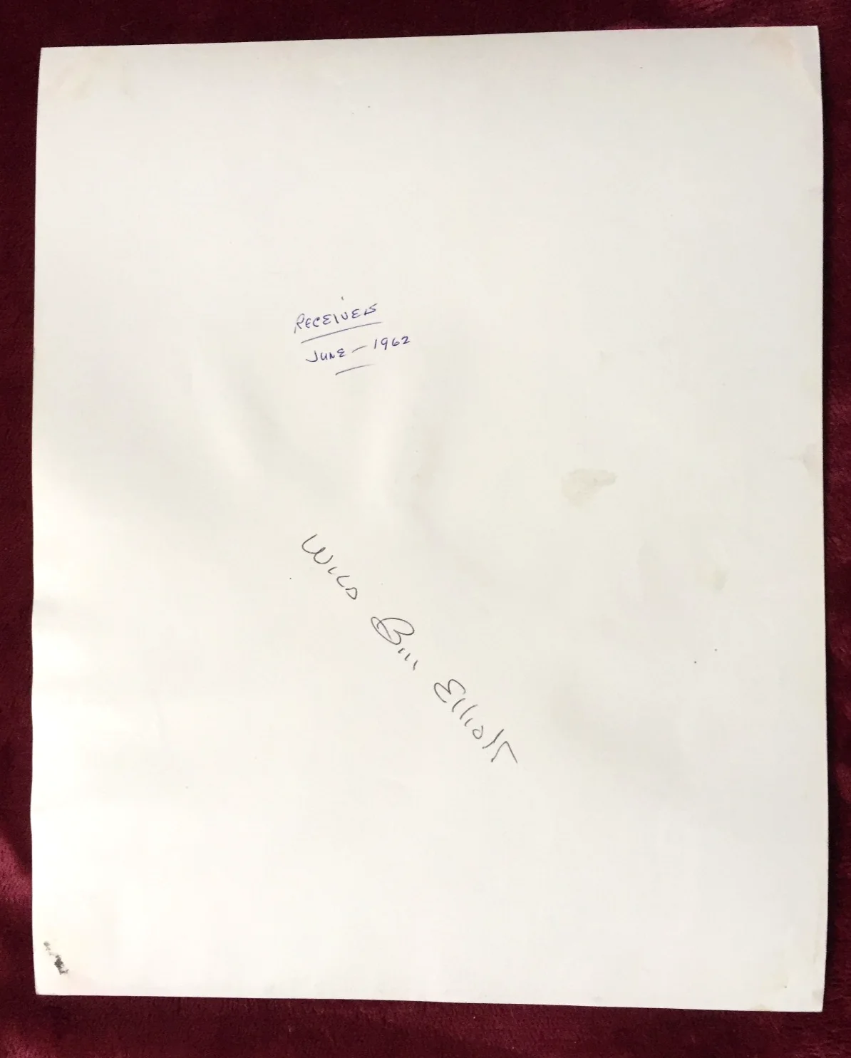 WILD BILL ELLIOTT SIGNED 8X10 Photo - Western Actor, Red Ryder, Orig. Autograph, изображение 2