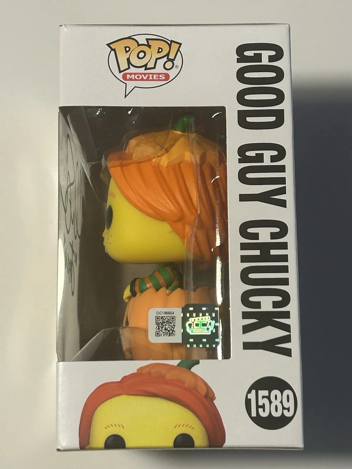 Chris Sarandon — Chris Sarandon Autographed Child’s Play Funko Pop #1249 Chucky ERROR Signed, image 2