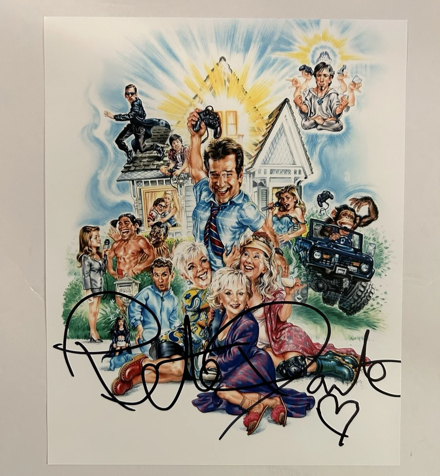 Peter Dante — Grandma’s Boy Peter Dante Autograph 8x10 Photo w/ Proof Pic