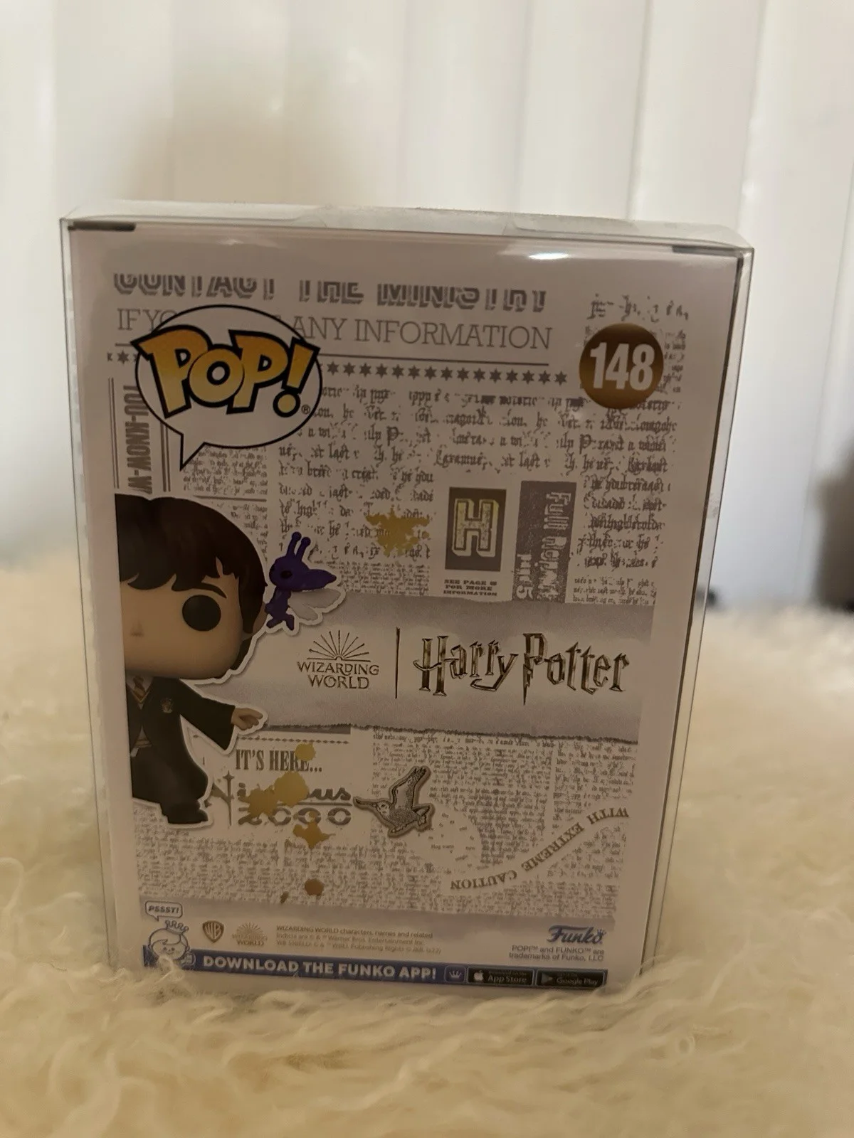 mathew lewis — Mathew Lewis Autographed Neville Longbottom Funko Pop #148 2022 Fall Con LE JSA, изображение 2