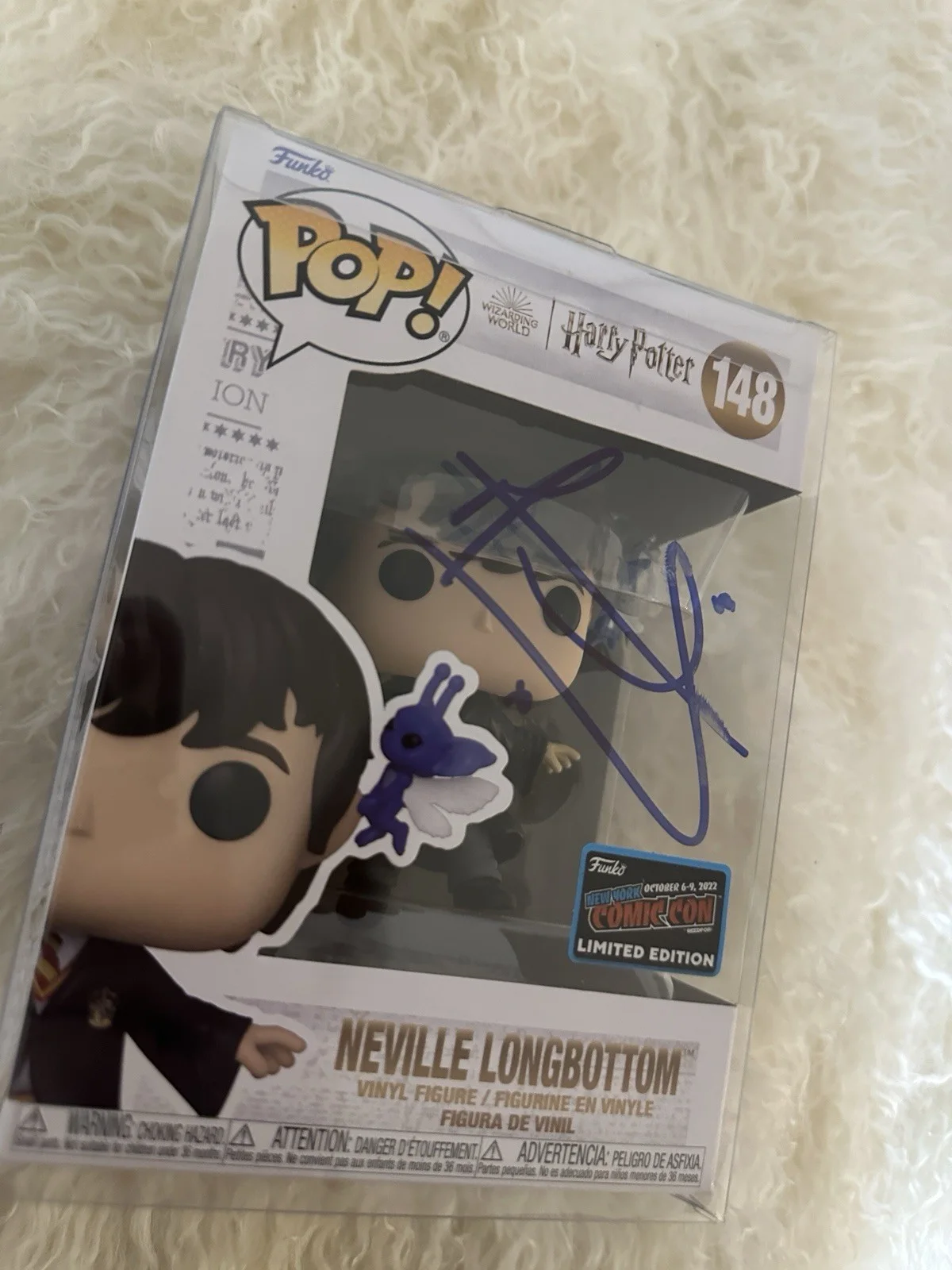 mathew lewis — Mathew Lewis Autographed Neville Longbottom Funko Pop #148 2022 Fall Con LE JSA, изображение 3