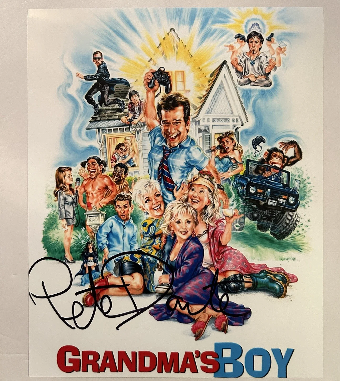 Peter Dante — Grandma’s Boy star Peter Dante signed 8x10 Photo w/ Proof Pic Autograph