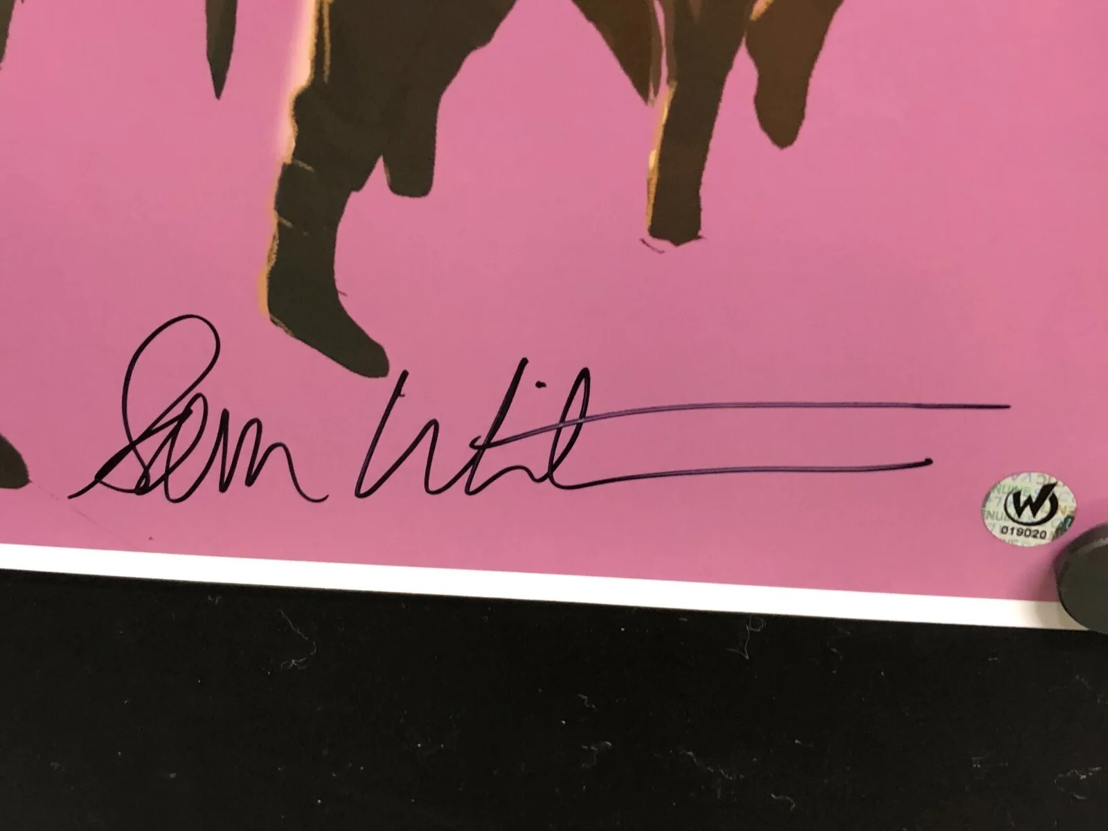 Sam Witwer — Sam Witwer Signed Revenge of the Crashtones! 16.5 x 16.5 Photo with COA, image 2