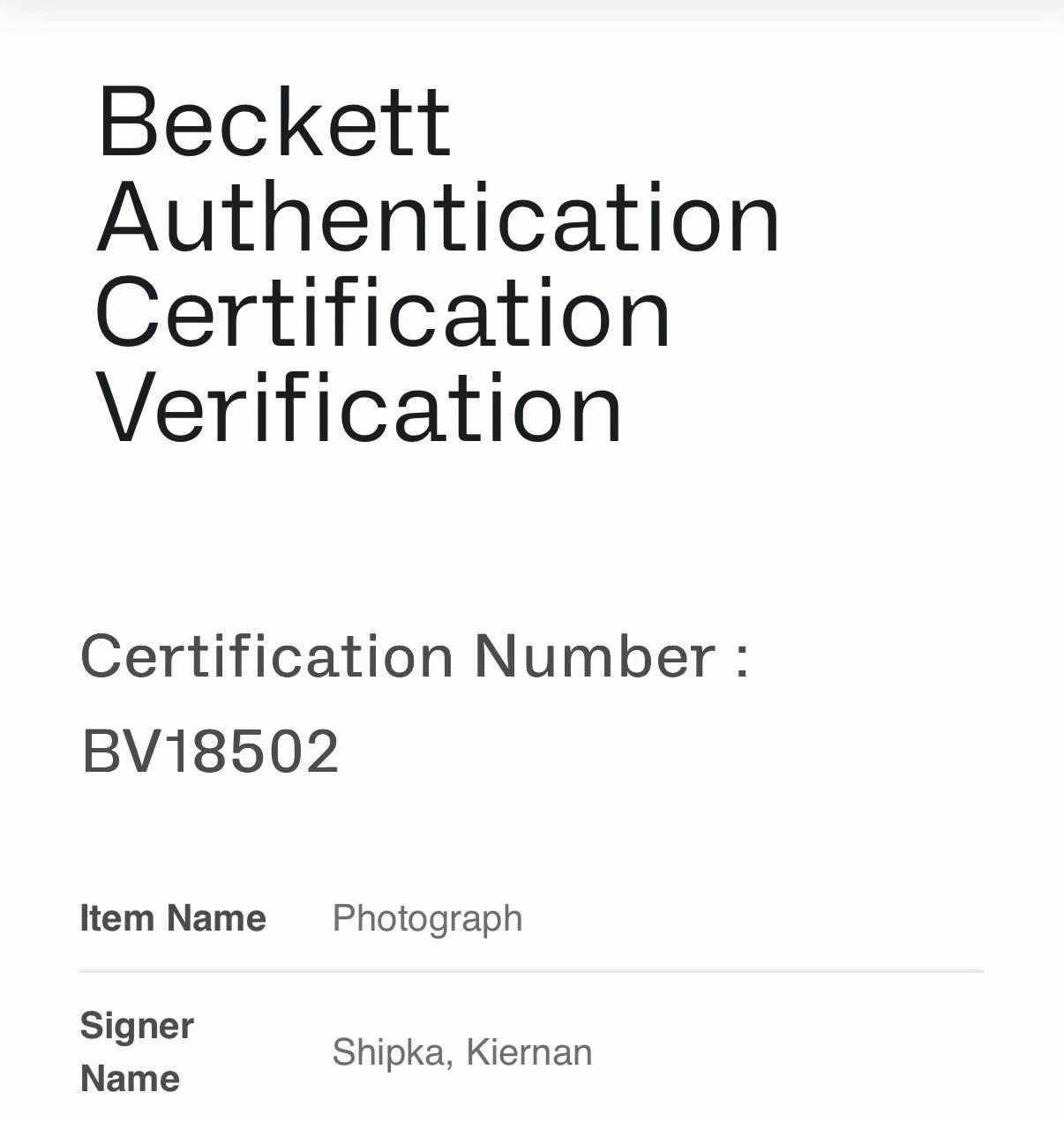 Kiernan Shipka — KIERNAN SHIKPA SIGNED 8x10 AUTOGRAPH SEXY SABRINA PHOTO BECKETT HOLO BV18502, изображение 4