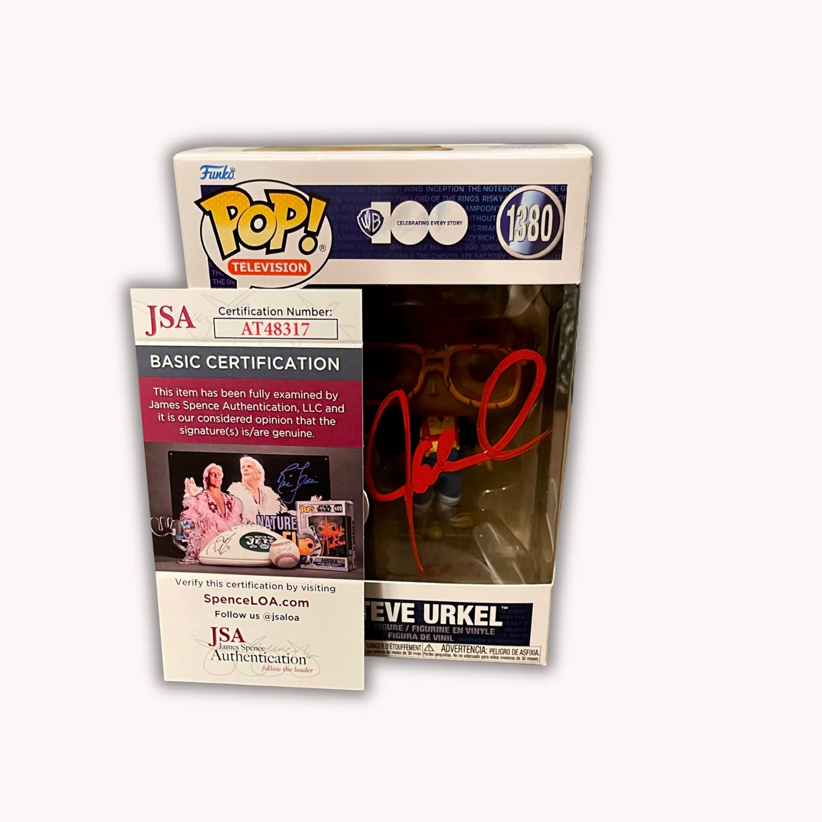 Jaleel White — Steve Urkel Funko Pop #1380 Signed JSA COA Autographed by Jaleel White, изображение 2