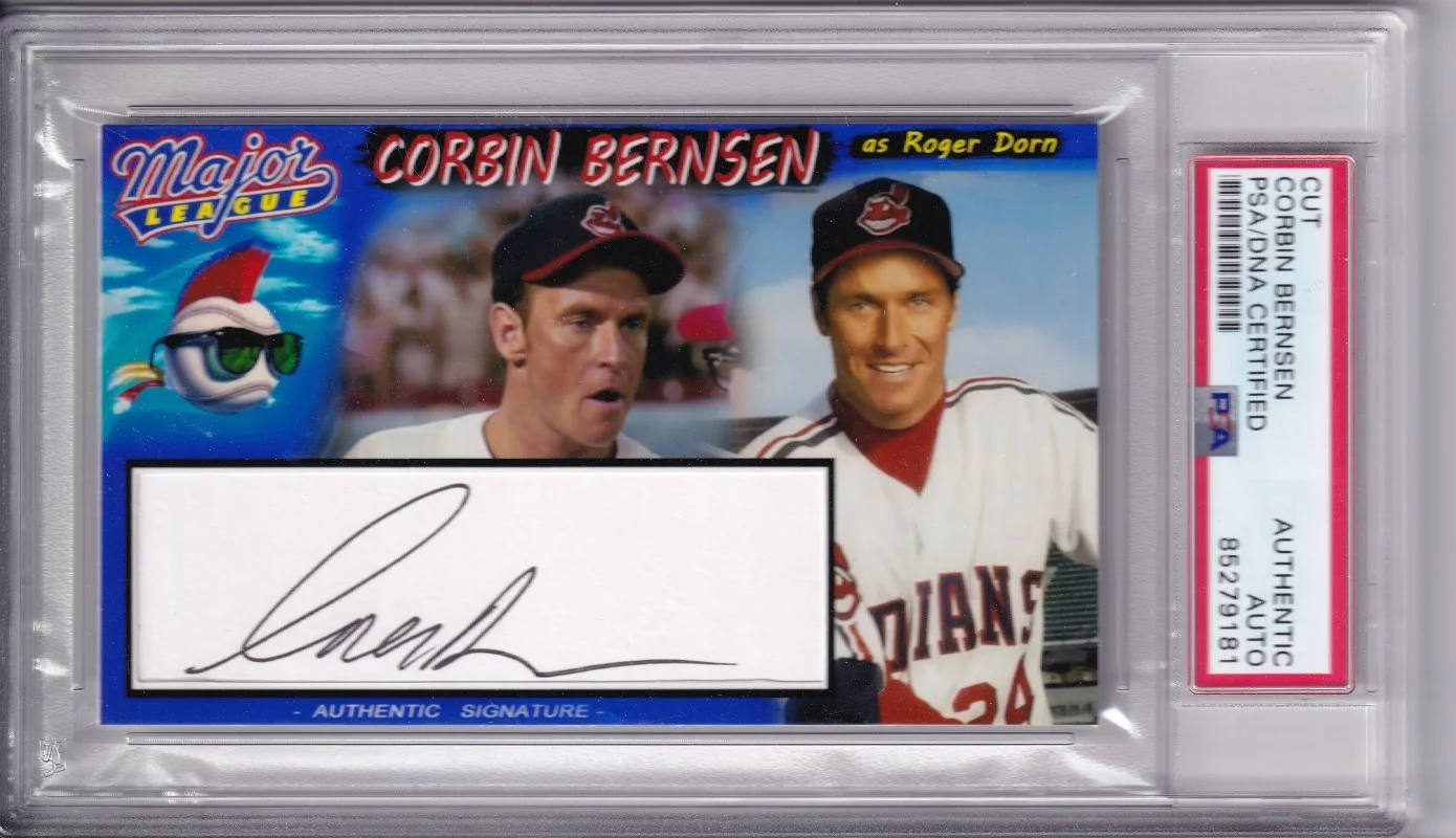 Corbin Bernsen — Corbin Bernsen Major League Roger Dorn LA Law Signed Autograph card PSA DNA