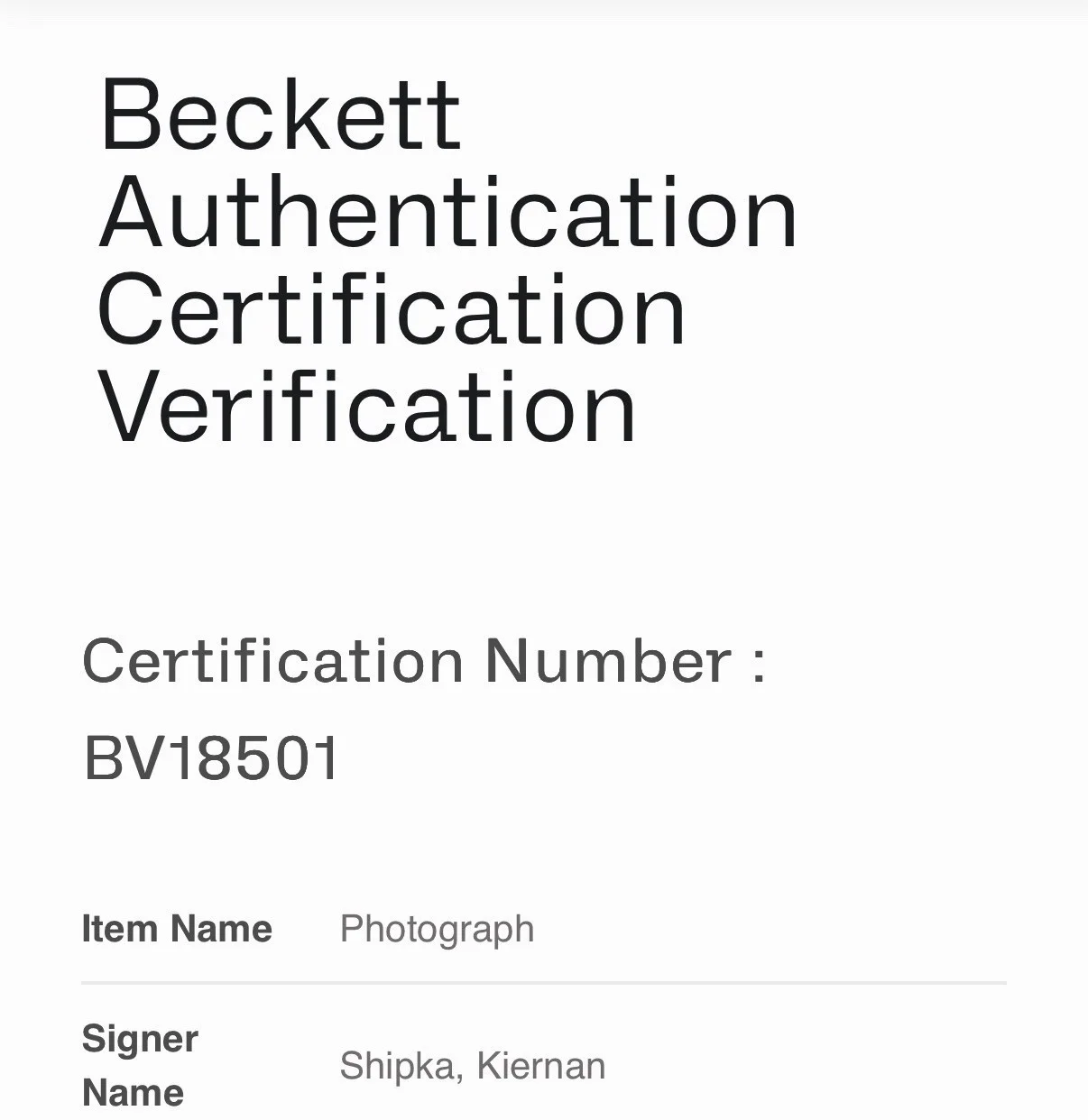 Kiernan Shipka — KIERNAN SHIKPA SIGNED 8x10 AUTOGRAPH SEXY SABRINA PHOTO BECKETT HOLO BV18501, изображение 4
