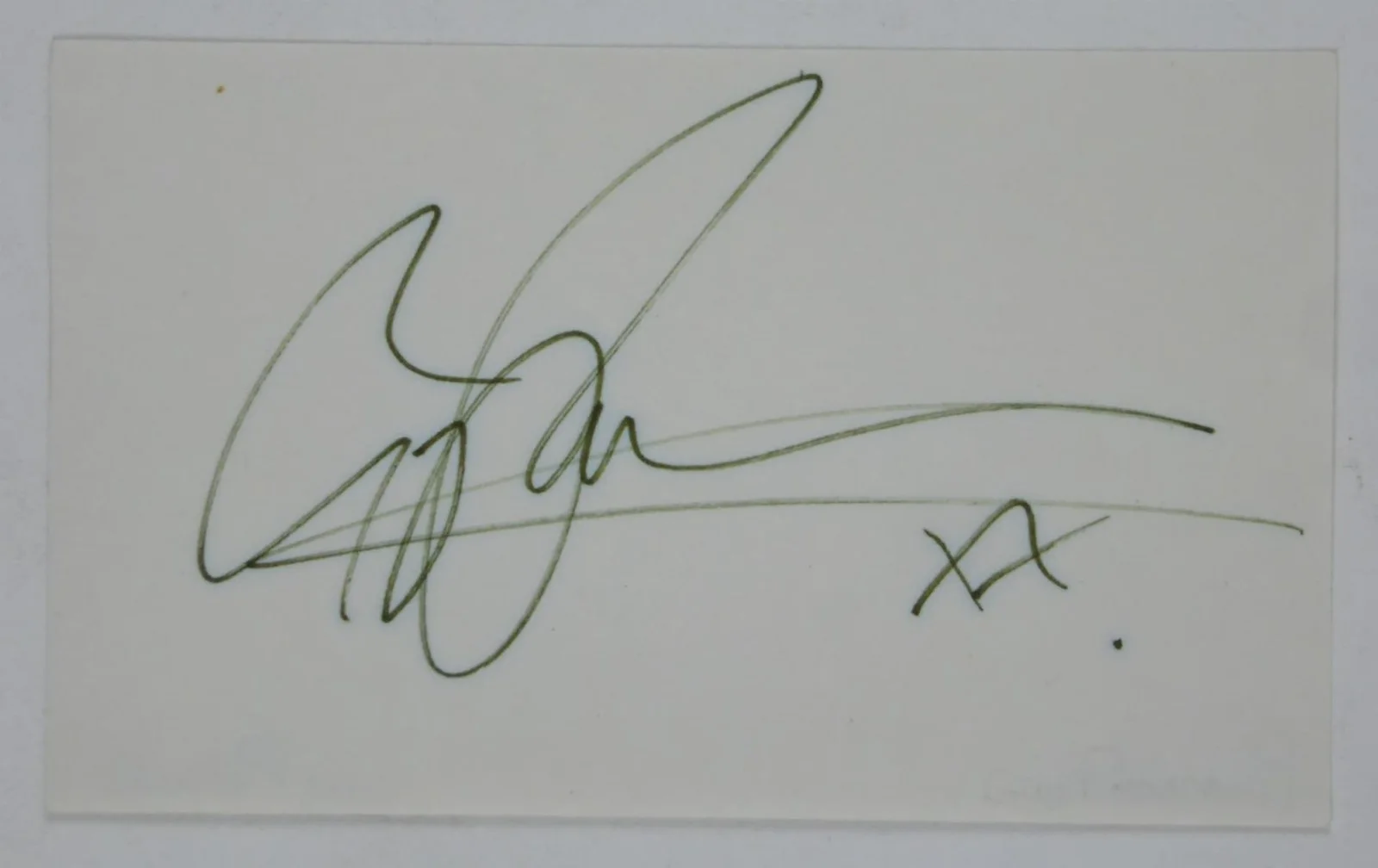Guy Pearce — Guy Pearce Hand Signed Autographed 3x5 Index Card Actor Memento