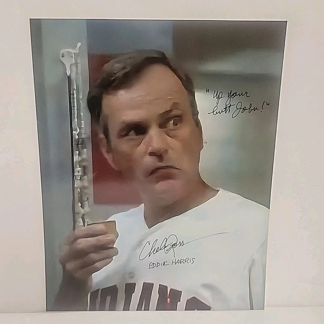 Chelcie Ross — Chelcie Ross Signed 8x10 Photo Major League RARE Inscription Baseball Movie COA