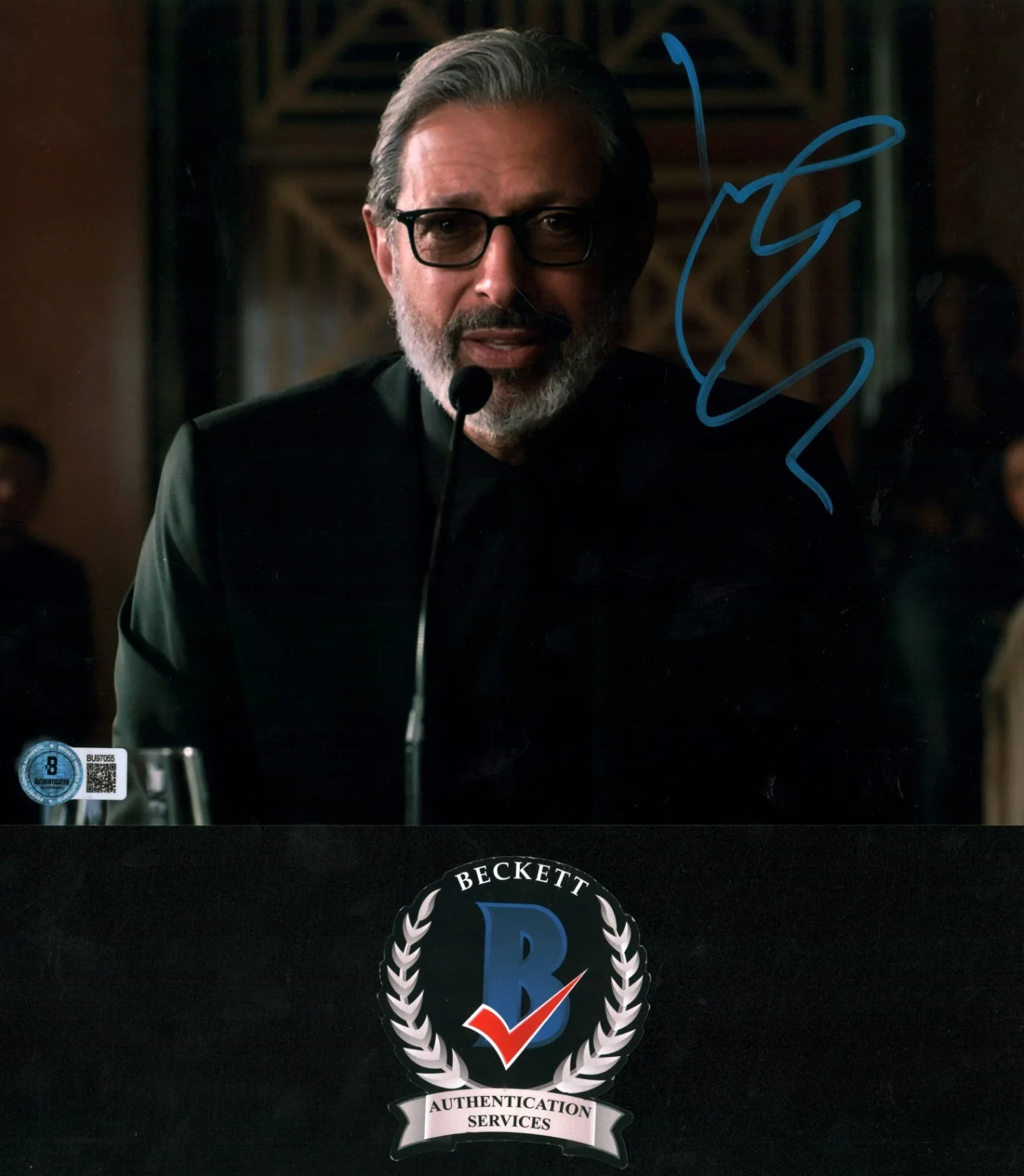 jeff goldblum — JEFF GOLDBLUM SIGNED JURASSIC PARK THE LOST WORLD 8X10 PHOTO BECKETT BAS COA