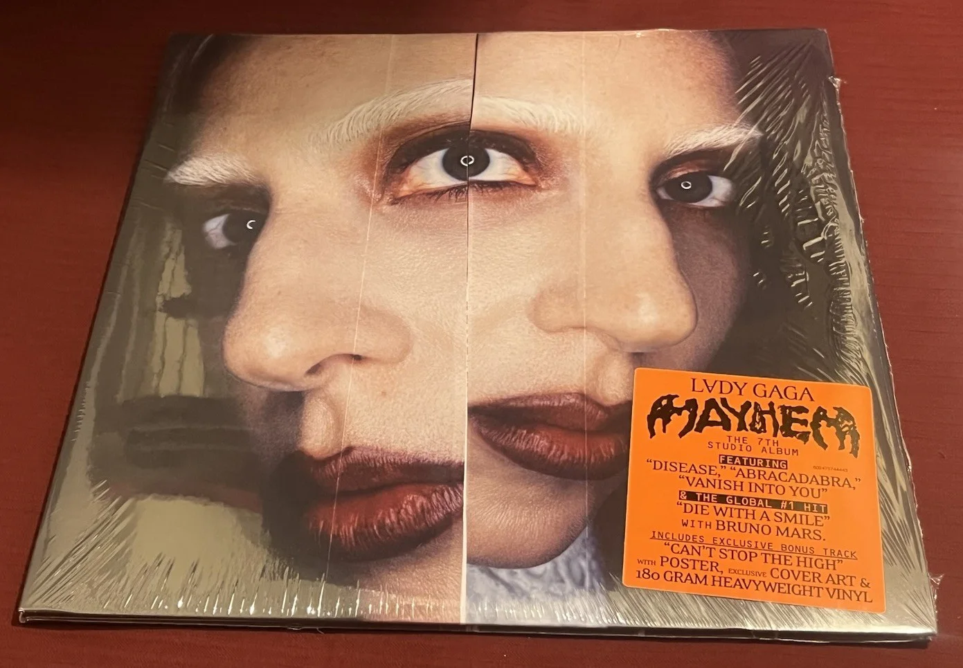 LADY GAGA SIGNED MAYHEM VINYL ART CARD + NEW RECORD 12" AUTOGRAPH COA RARE, изображение 4