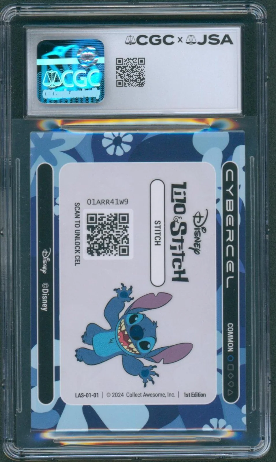 Chris Sanders — Chris Sanders Signed Lilo & Stitch Card Mint 9 Cybercel Autograph CGC x JSA SLAB, изображение 2