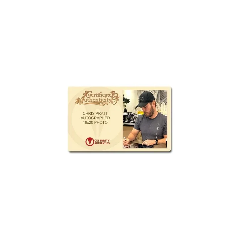 Chris Pratt — Chris Pratt Autographed Jurassic World Velociraptor The Hunt 16×20 Photo, изображение 2