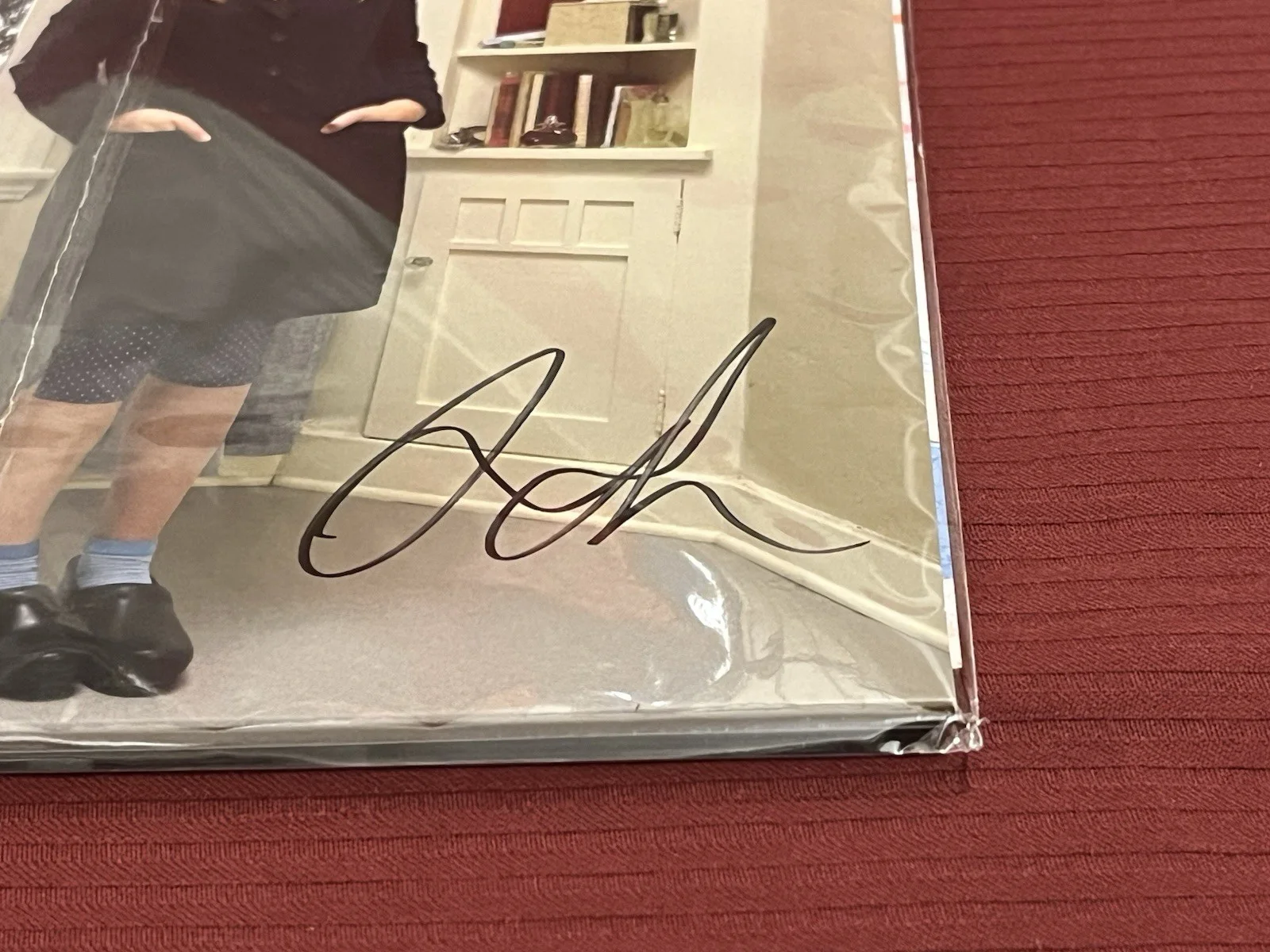 AUDREY HOBERT SIGNED WHOS THE CLOWN VINYL RECORD ON COVER AUTOGRAPH COA A, image 2