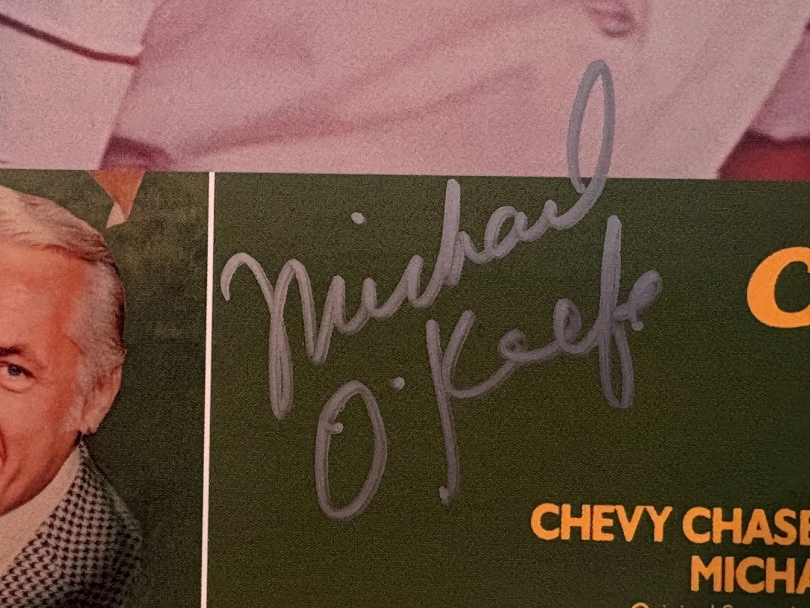 Michael O'Keefe — Michael O'Keefe Signed Caddyshack Lobby Card #3 - 11x14 Inches, image 2