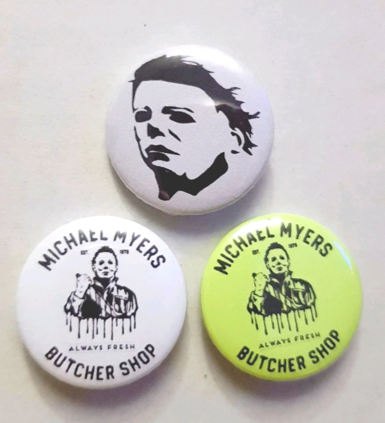 Horror Pin Badges - Michael Myers Badges - Brand New - Letterbox Gift, image 2