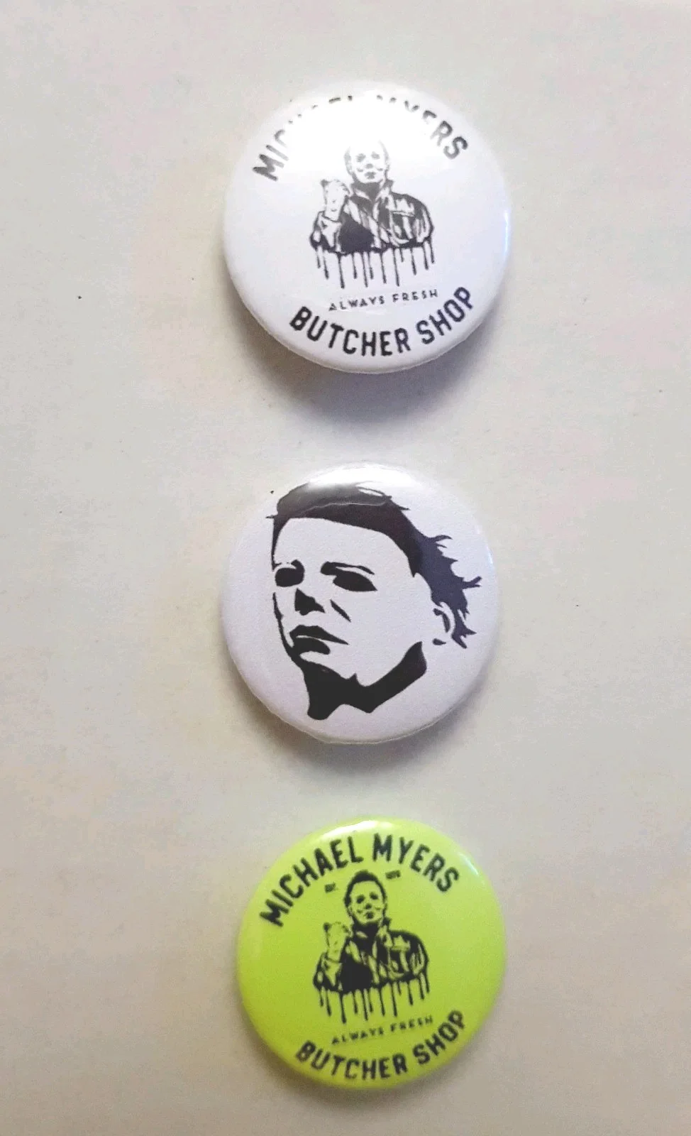 Horror Pin Badges - Michael Myers Badges - Brand New - Letterbox Gift, image 3