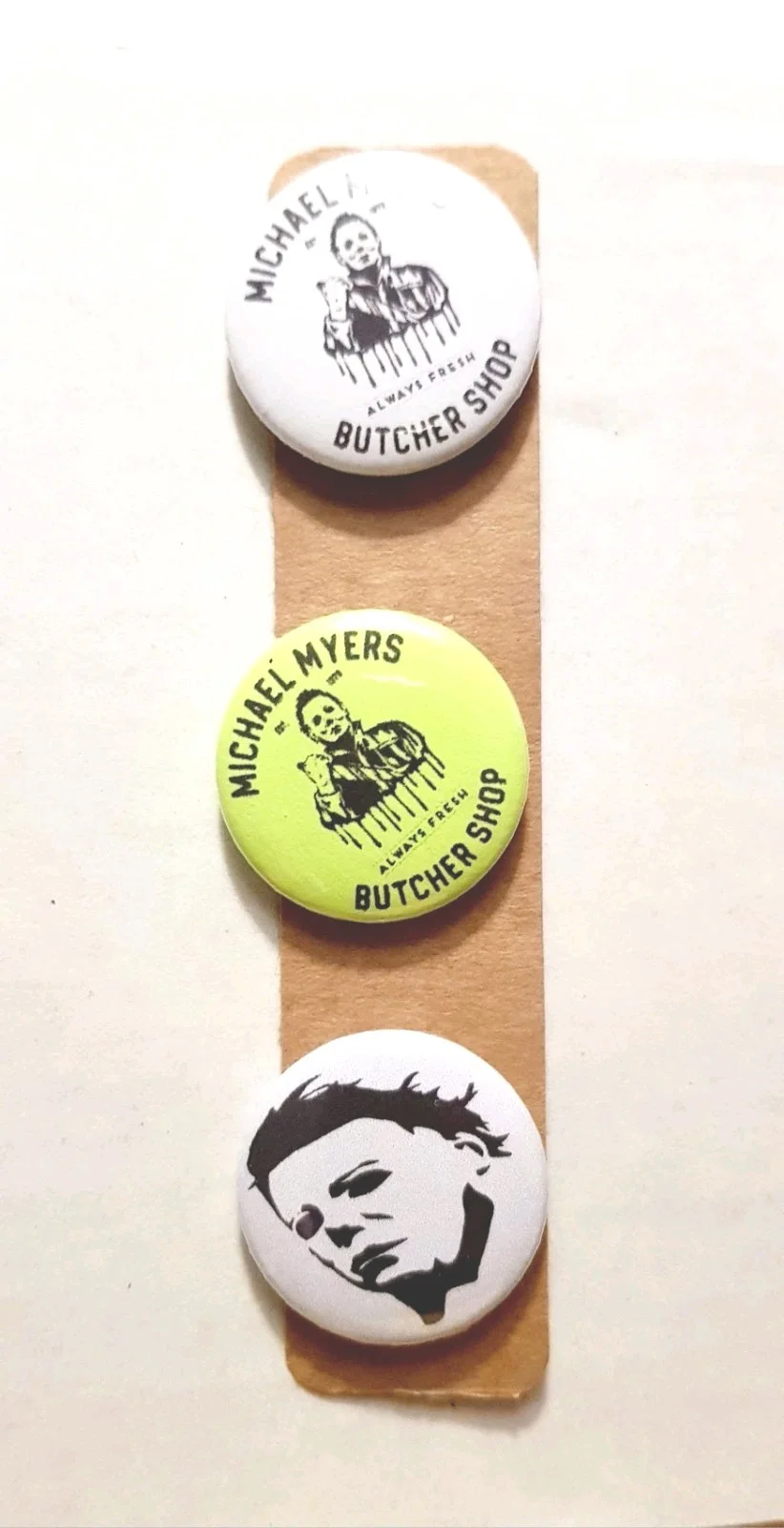 Horror Pin Badges - Michael Myers Badges - Brand New - Letterbox Gift, image 4
