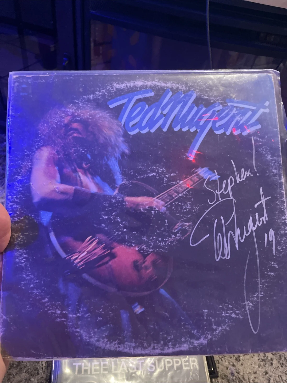 Ted Nugent Stranglehold Record To Stephen 2019 + Auto LP 1972 + 2 CD! 2 Autos!, image 2