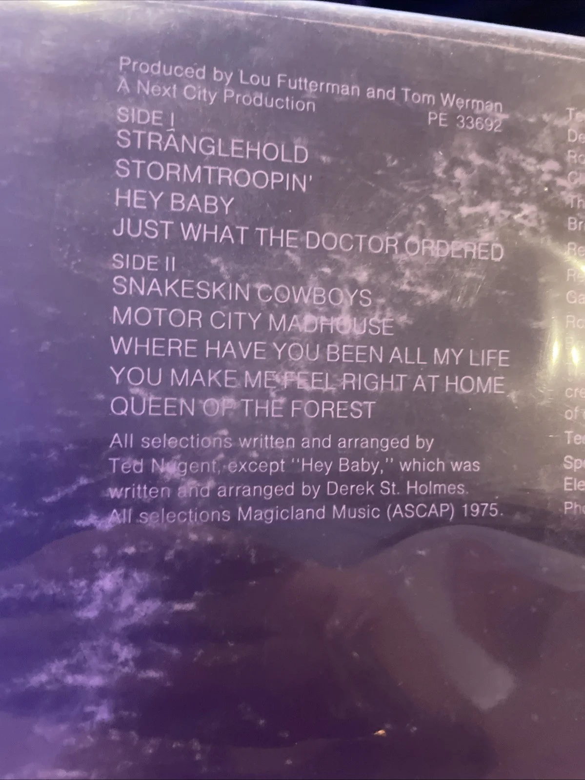 Ted Nugent Stranglehold Record To Stephen 2019 + Auto LP 1972 + 2 CD! 2 Autos!, image 3