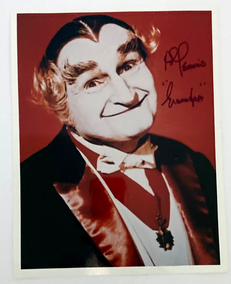 Al Lewis — SIGNED Al Lewis GRANDPA MUNSTER 8x10" Color Photo AUTOGRAPHED