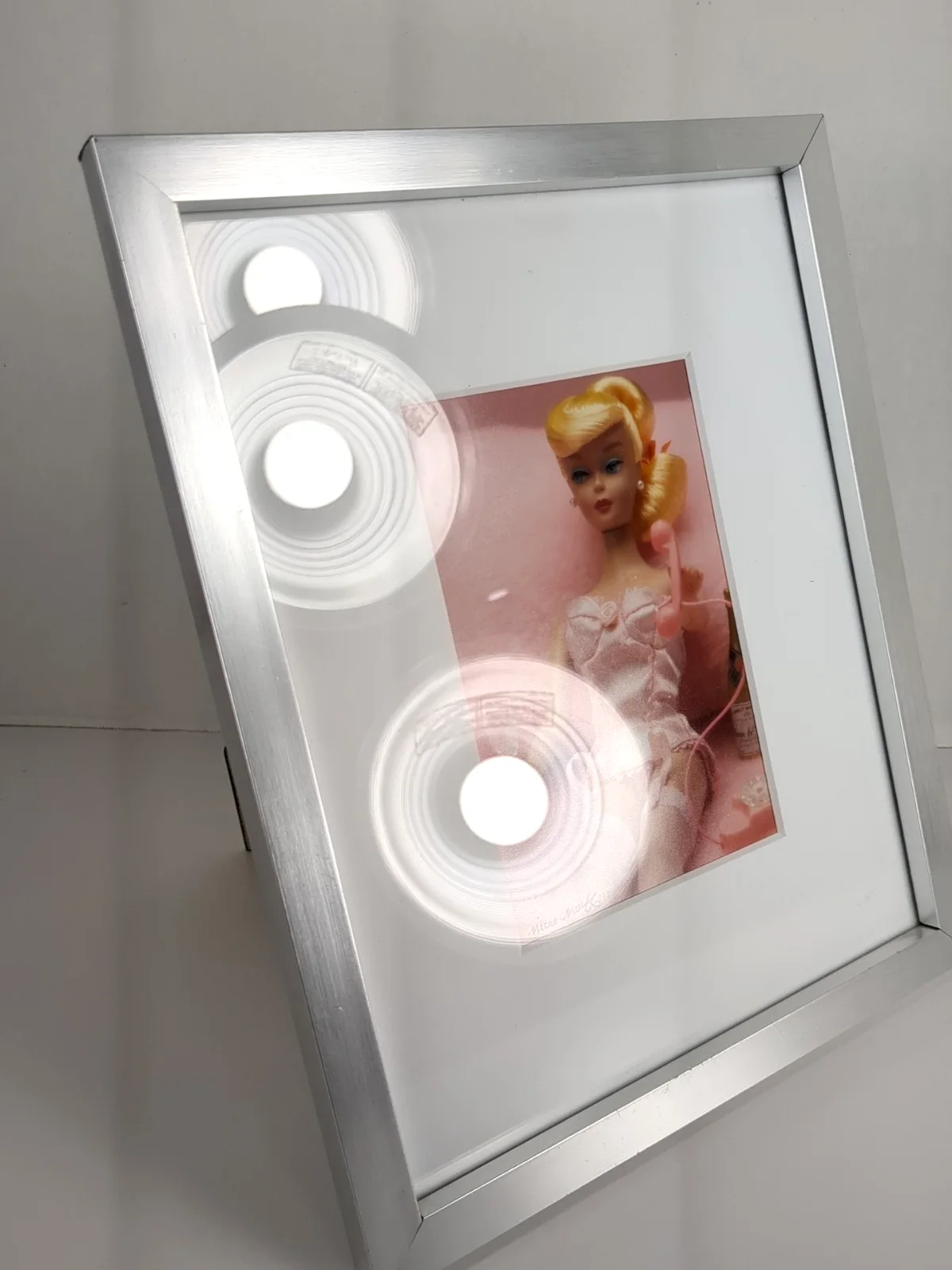 Artist — Framed Barbie Photo Lingerie Telephone Wine Glass, изображение 3
