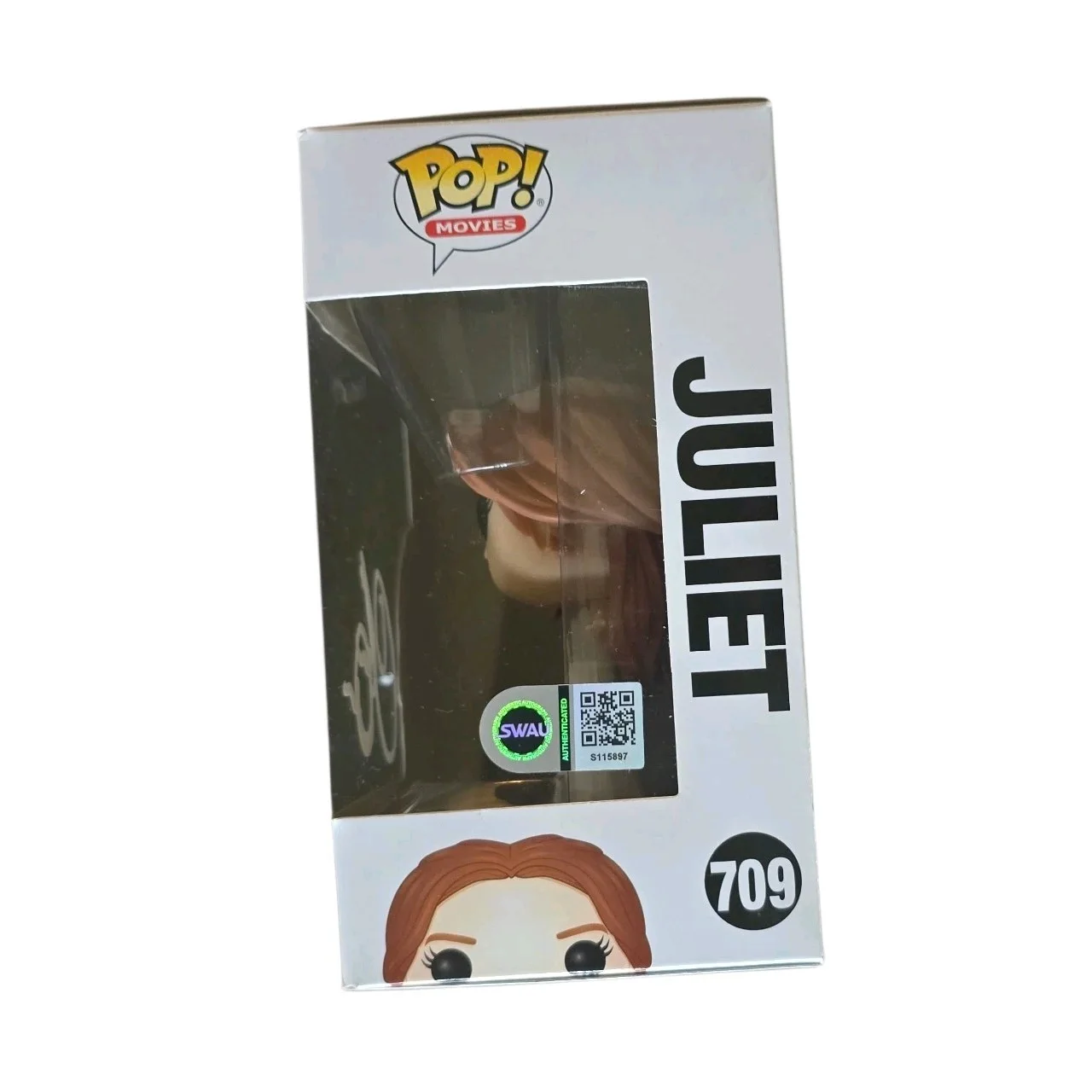 Claire Danes — Claire Danes Signed Juliet Funko 709 Romeo & Juliet SWAU Authenticated RARE, изображение 2