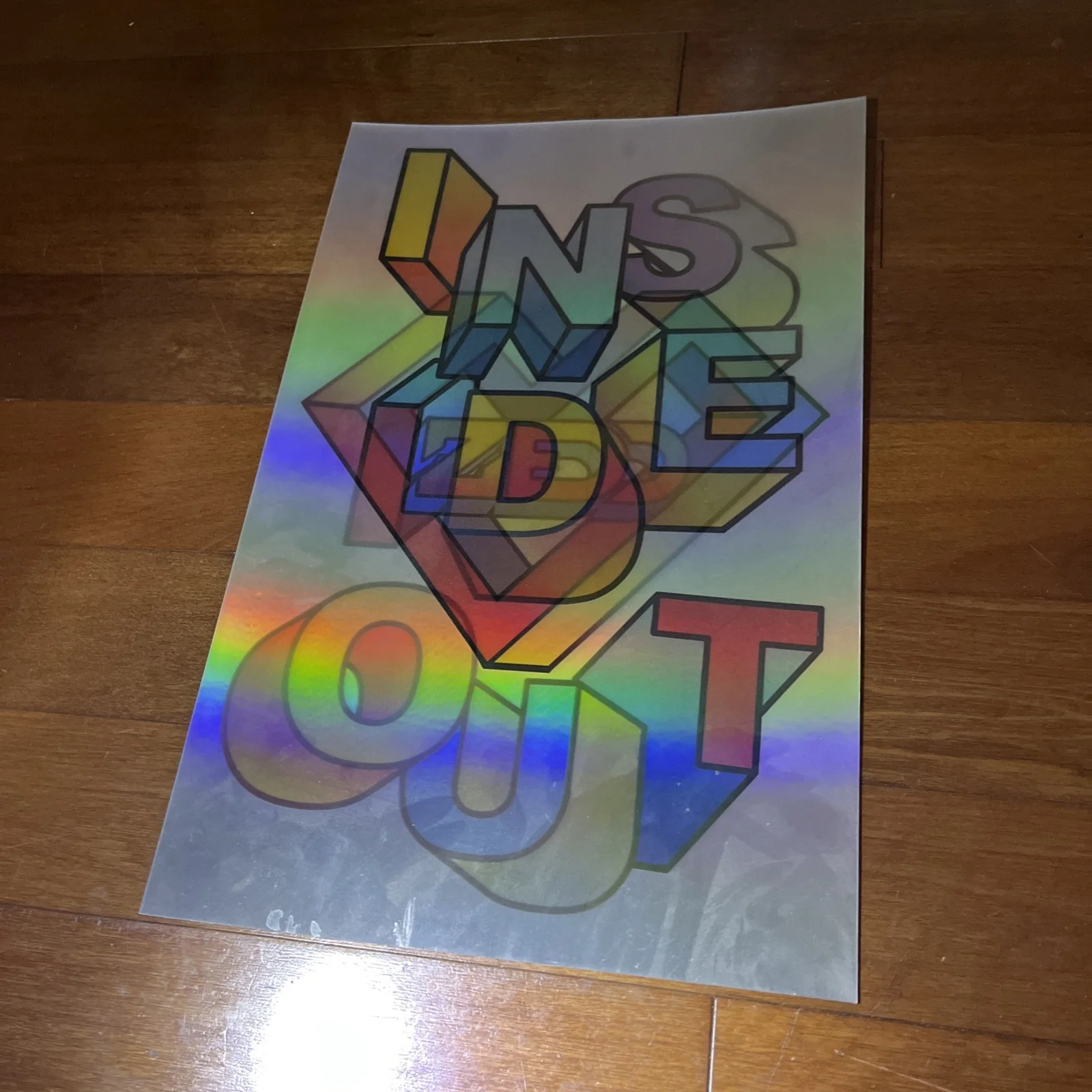 ZEDD Poster INSIDE OUT Holographic Promo Poster 11x17”, изображение 2