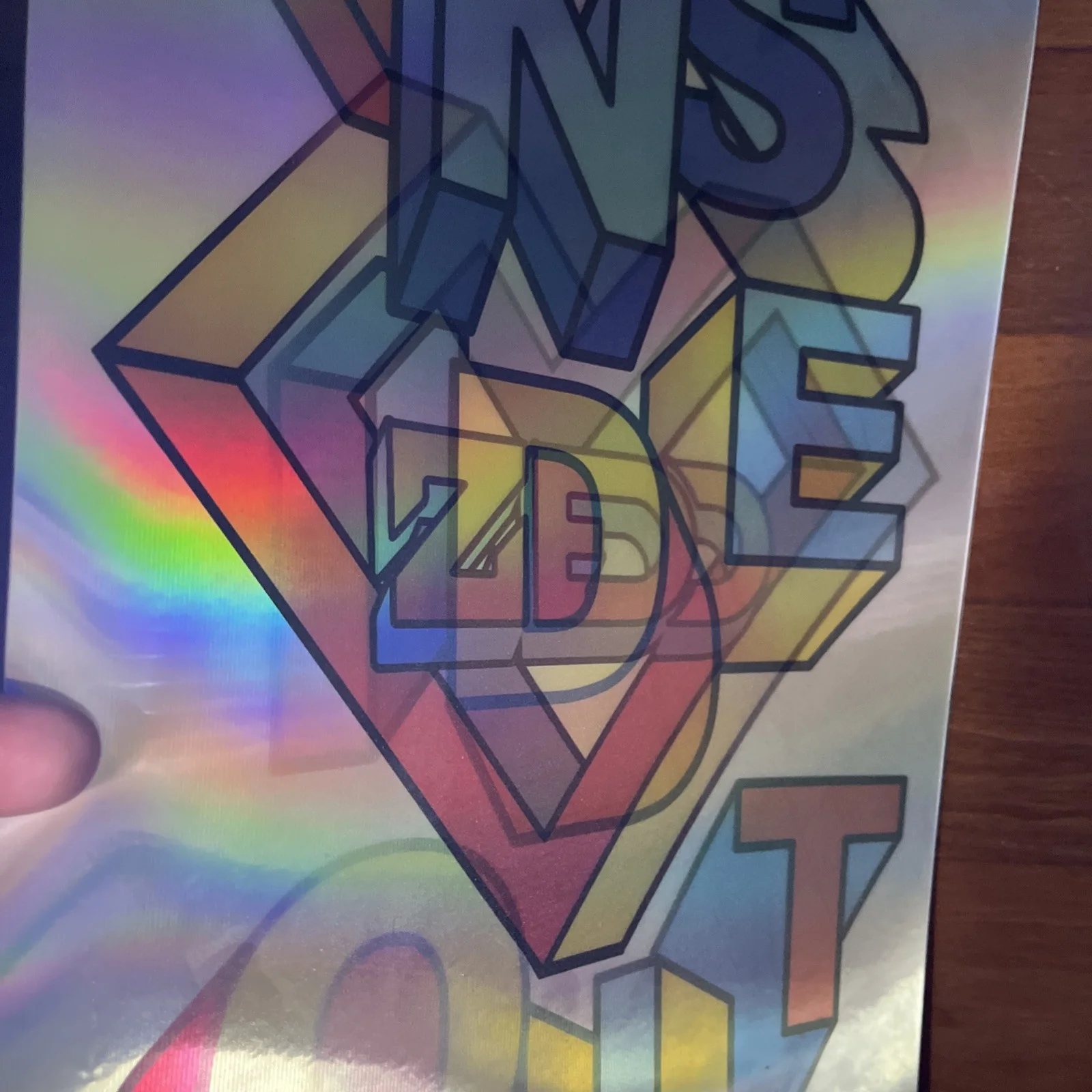 ZEDD Poster INSIDE OUT Holographic Promo Poster 11x17”, изображение 3