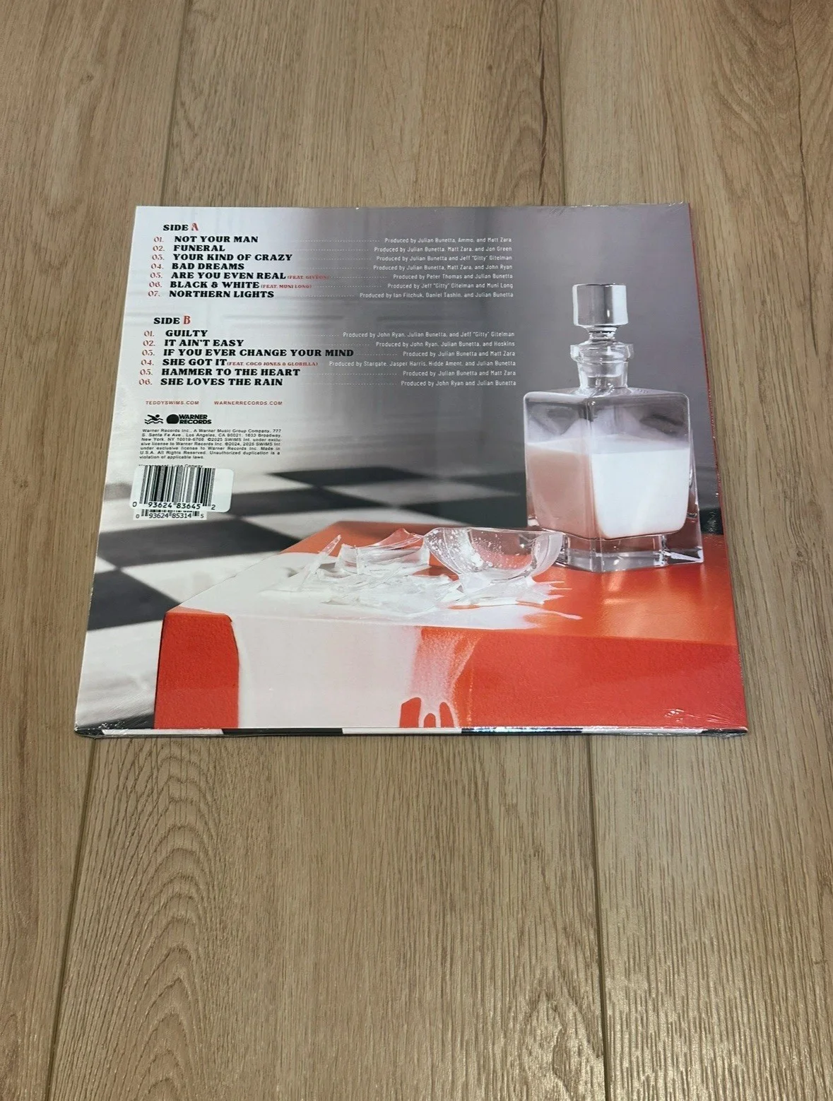 Teddy Swims-SIGNED I've Tried Everything But Therapy-Part 2-Orange Vinyl-SEALED, image 5