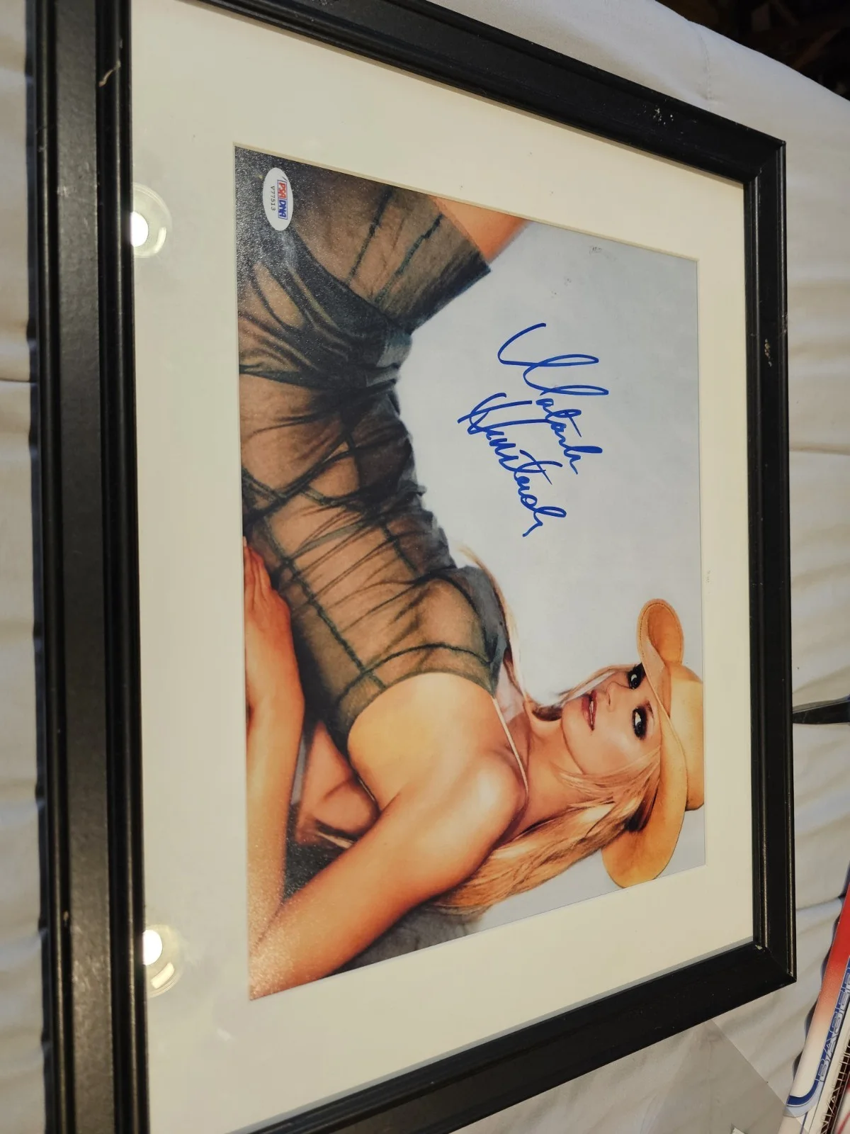Natasha Heinstridge Swim Suit Model Autographed Framed Color 11x14 Photo Psa, изображение 2