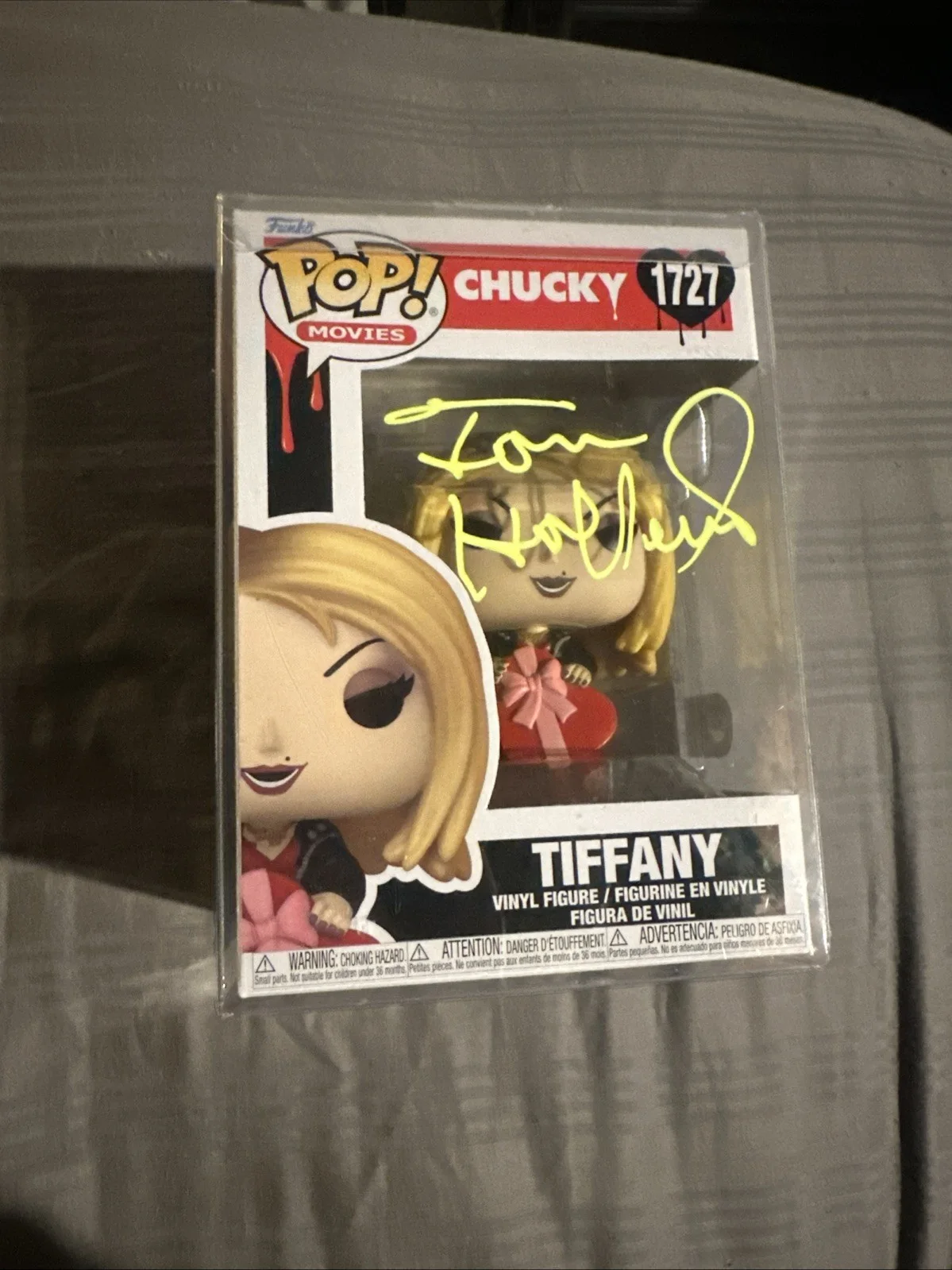 tom holland — Tom Holland Tiffany Funko Pop Signed Autograph Swau Coa Chucky