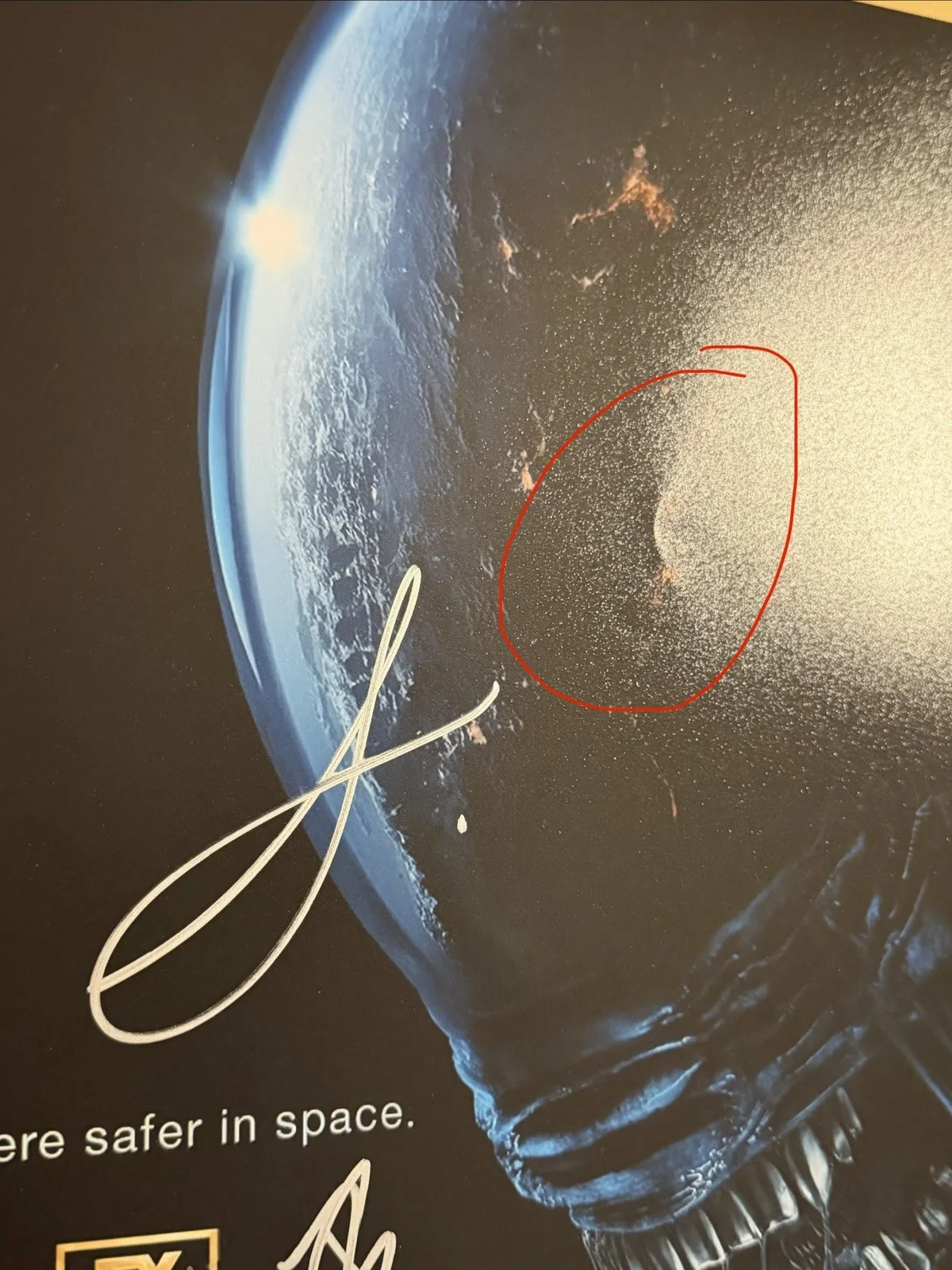 Sydney Chandler — ALIEN EARTH SIGNED SYDNEY CHANDLER BABOU CESSAY DAVID ZUCKER 11x14 PHOTO BECKETT, изображение 2