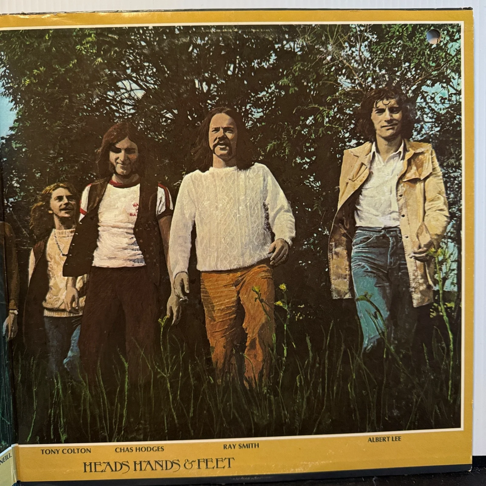 HEAD HANDS & FEET AUTOGRAPHED by ALBERT LEE Capitol SVBB-680 LA press gatefold, image 4