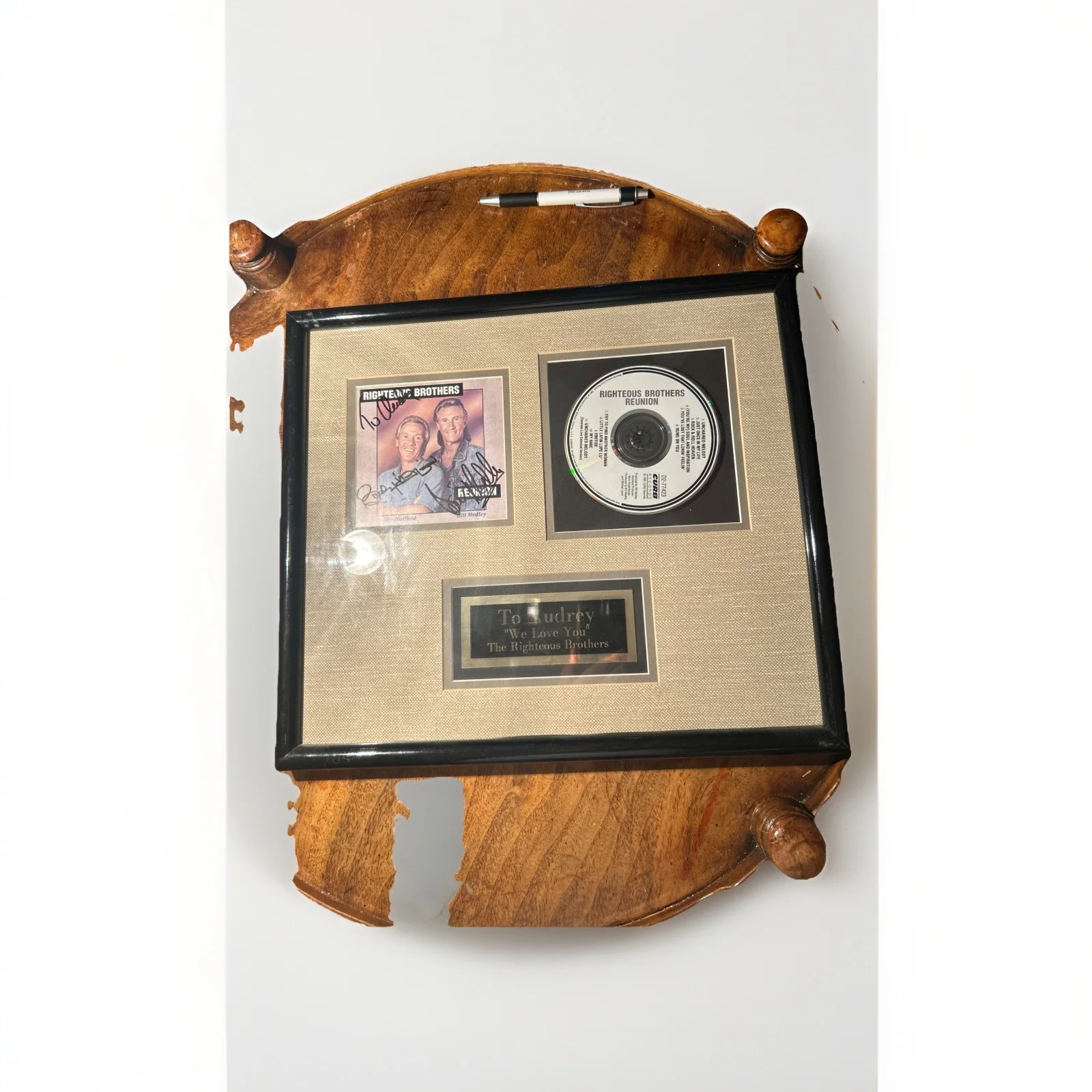 Righteous Brother The Reunion CD HAND SIGNED by Bill and Bobby, image 2
