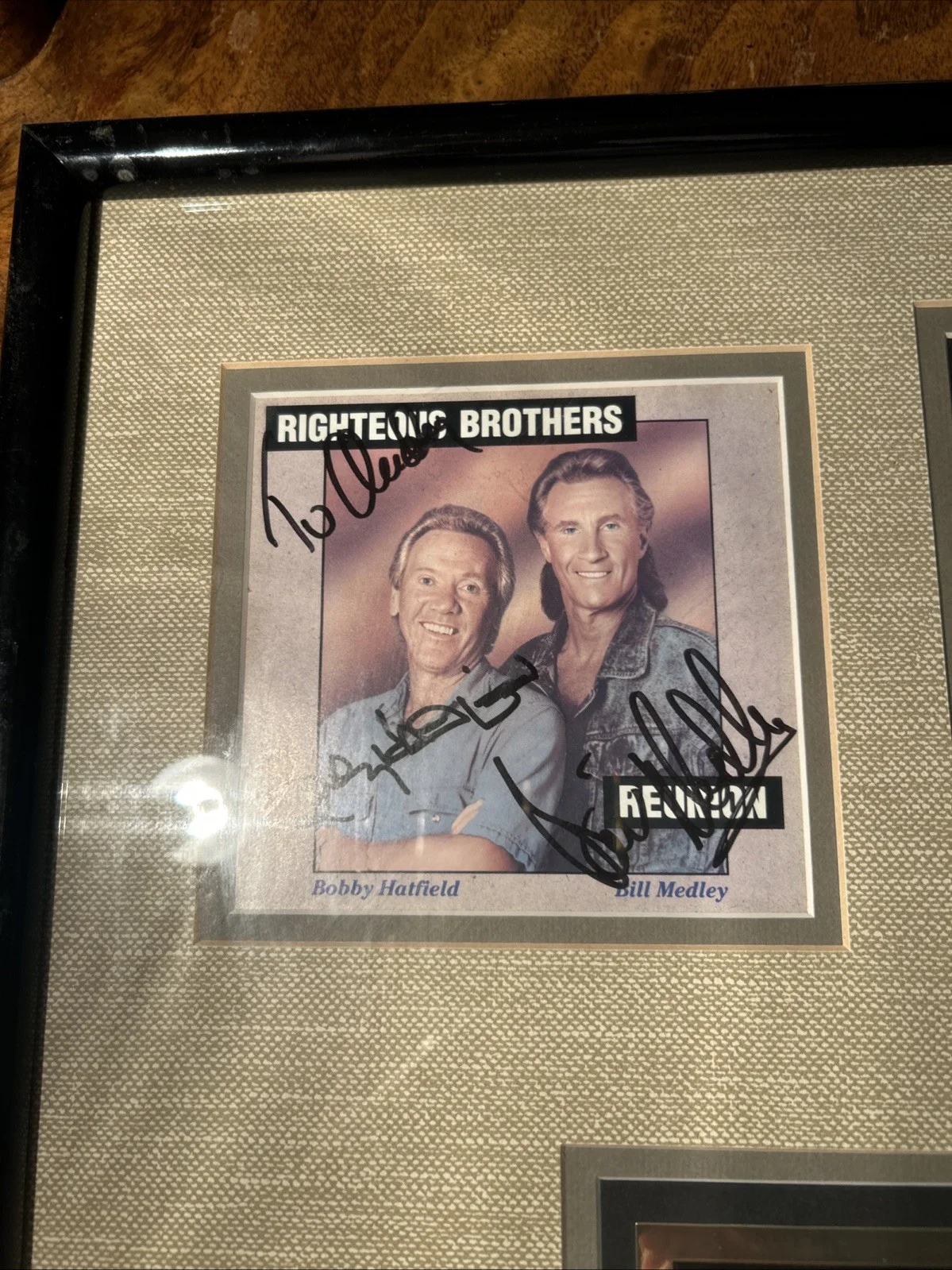 Righteous Brother The Reunion CD HAND SIGNED by Bill and Bobby, image 3